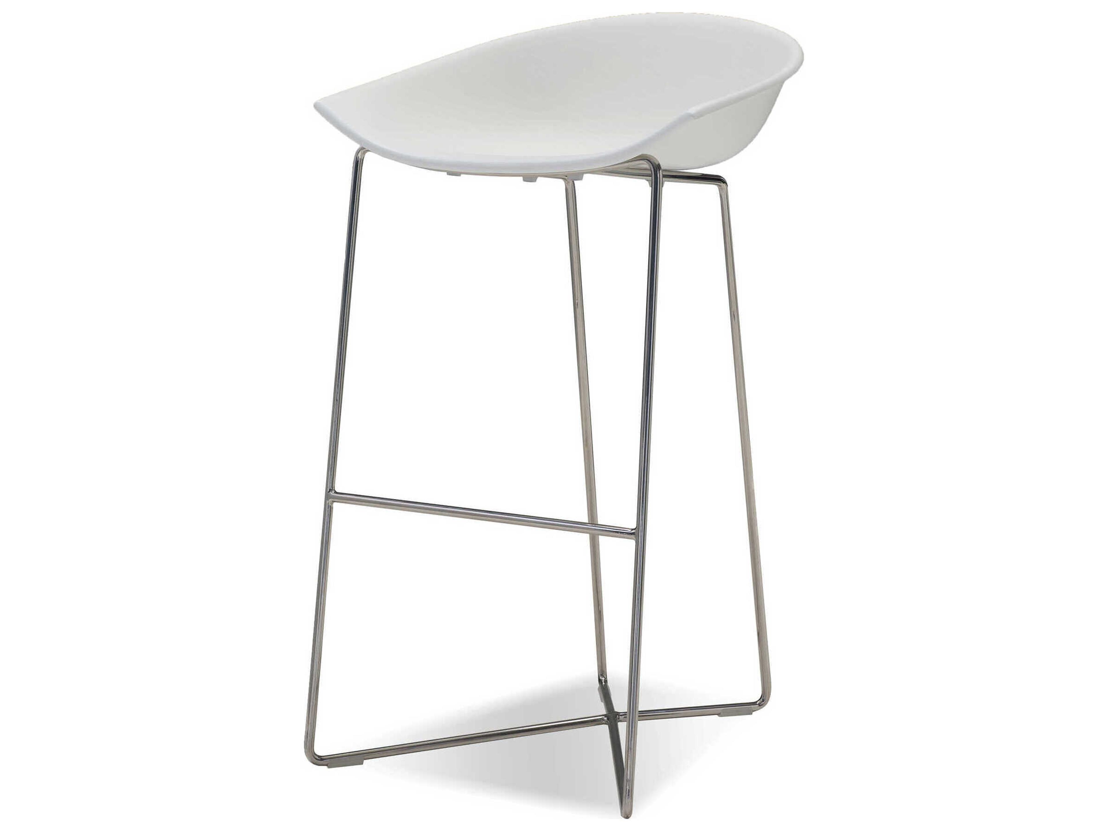 Mobital Paraiso White Bar Stool Set of 2