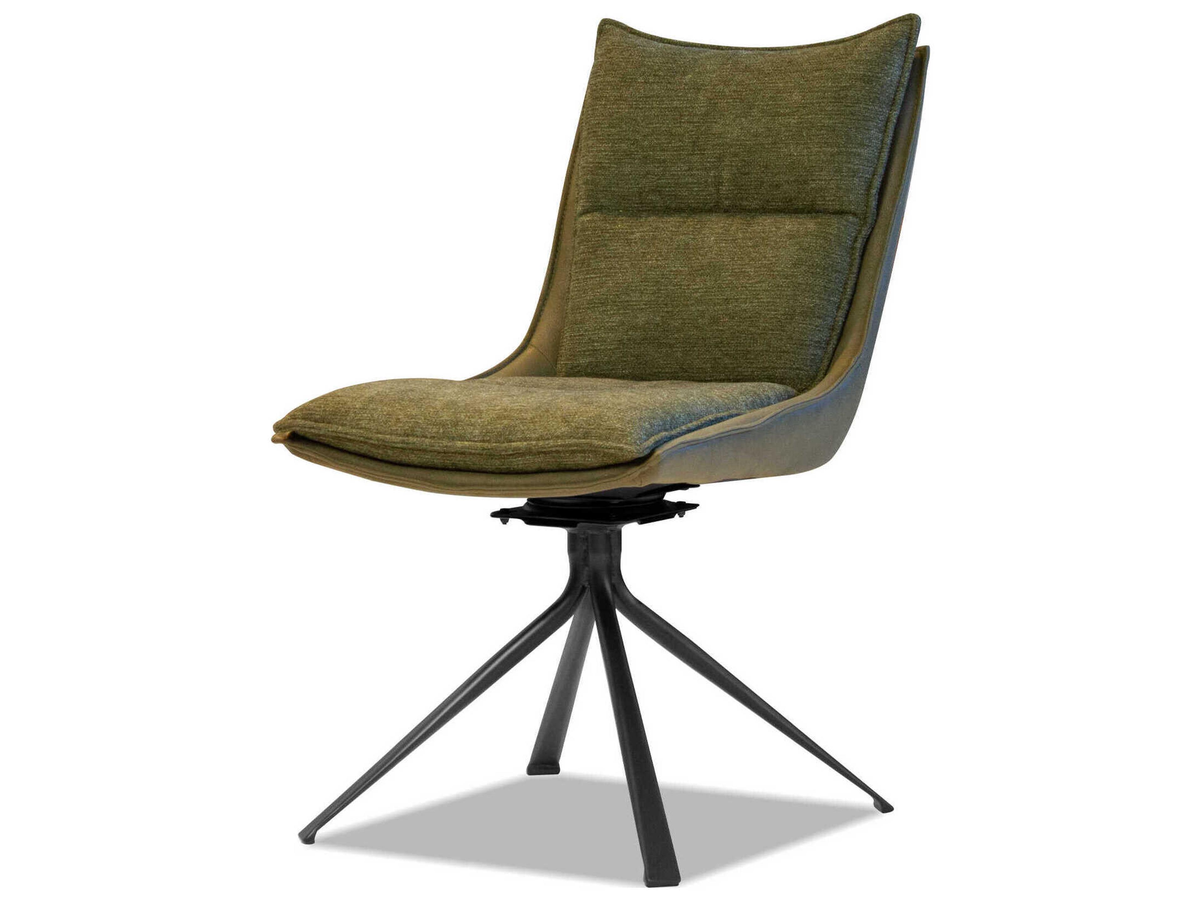 Mobital Puccini Green Upholstered Side Dining Chair