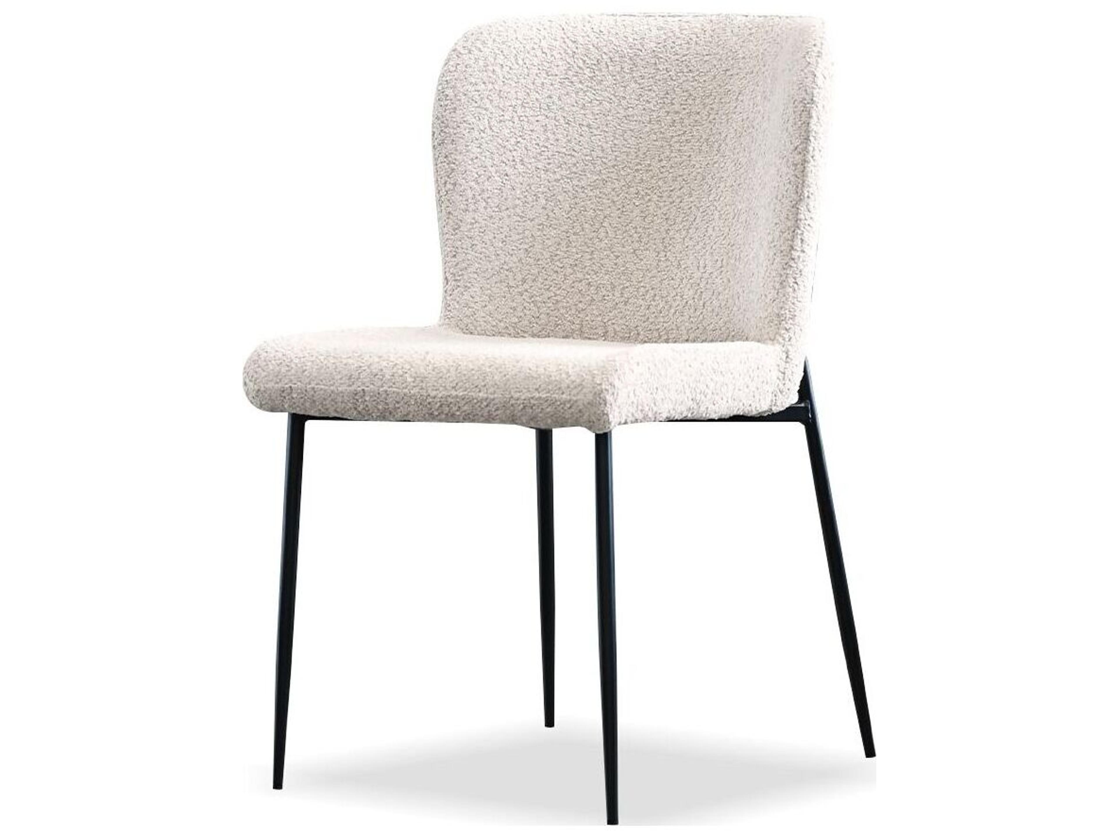 Mobital Reef Beige Upholstered Armless Dining Chair