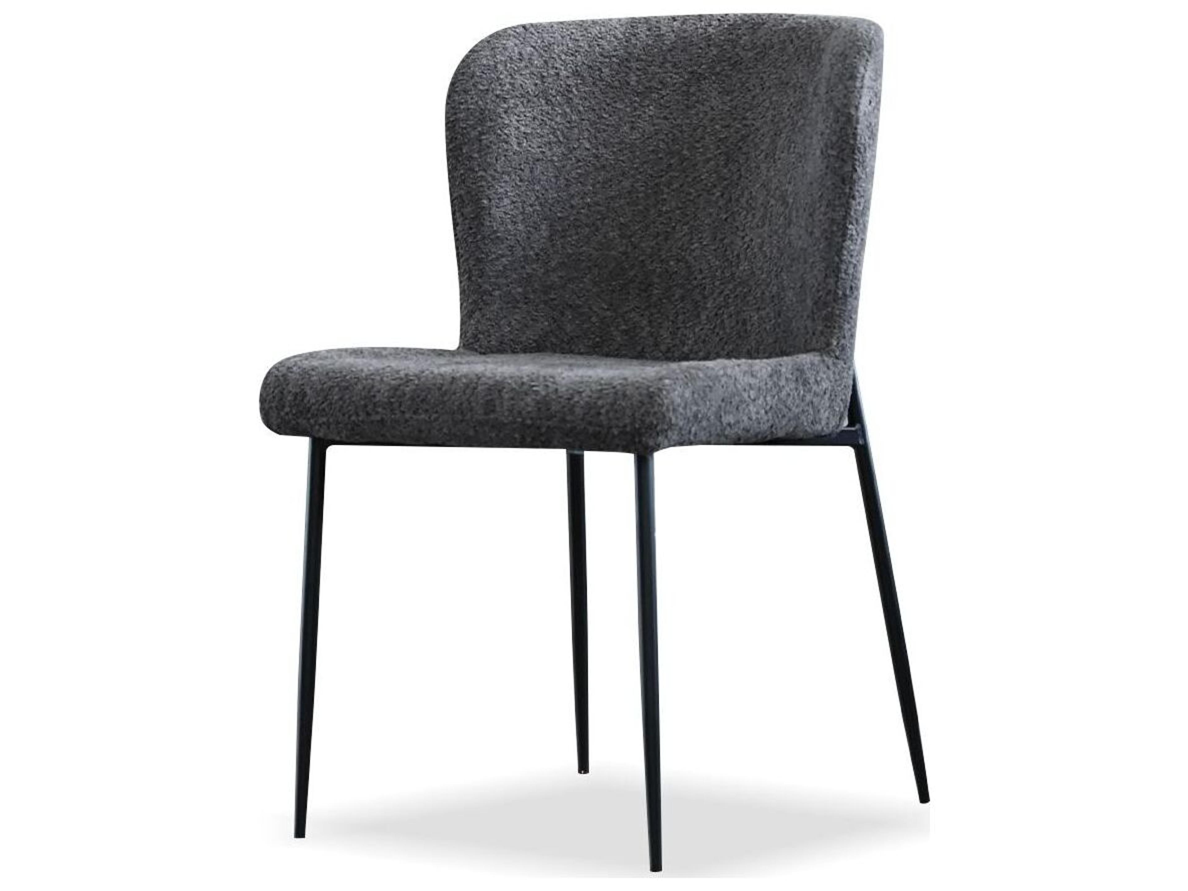 Mobital Reef Gray Upholstered Armless Dining Chair