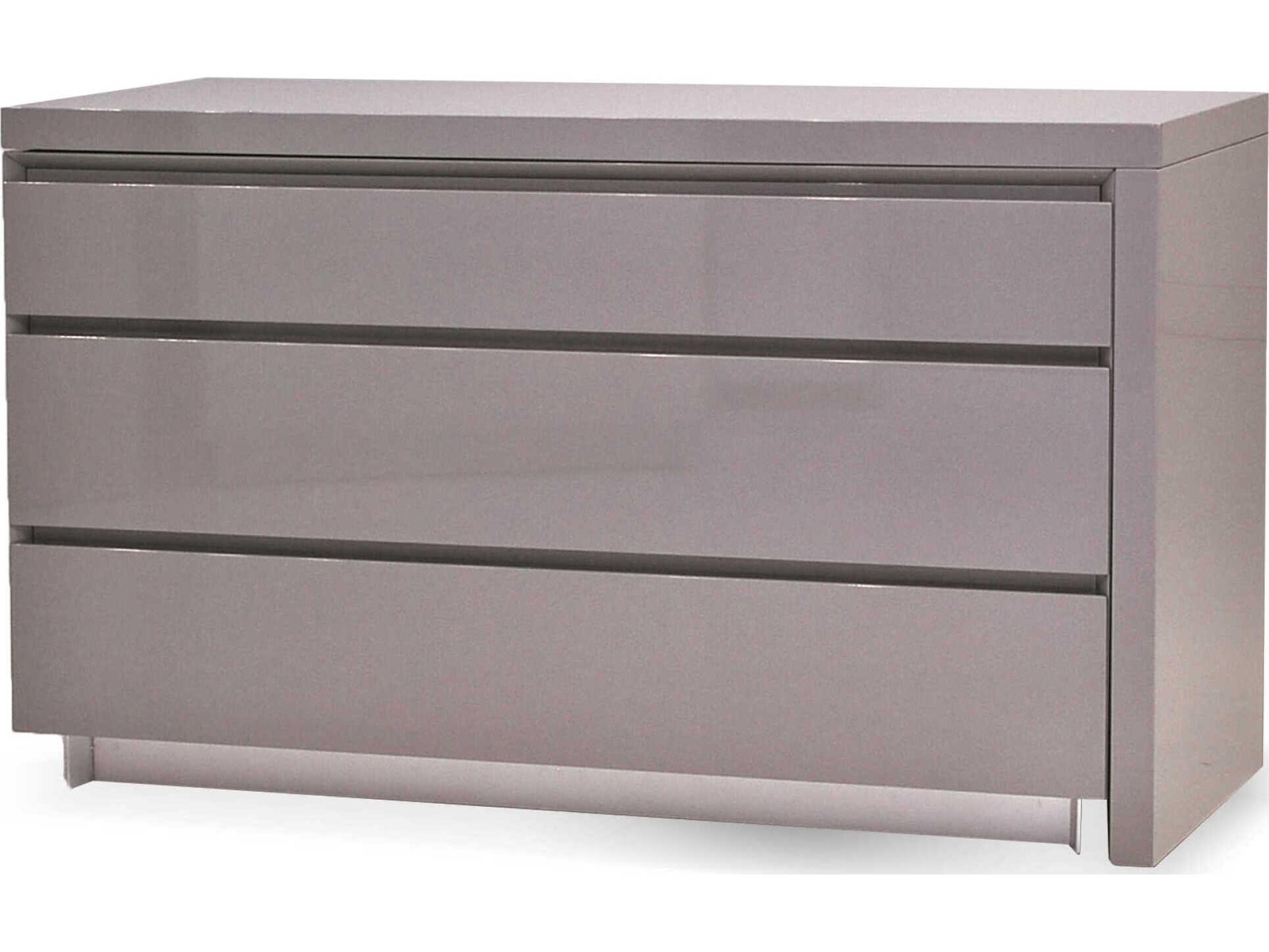 Mobital Savvy 3-Drawers Gray Dresser