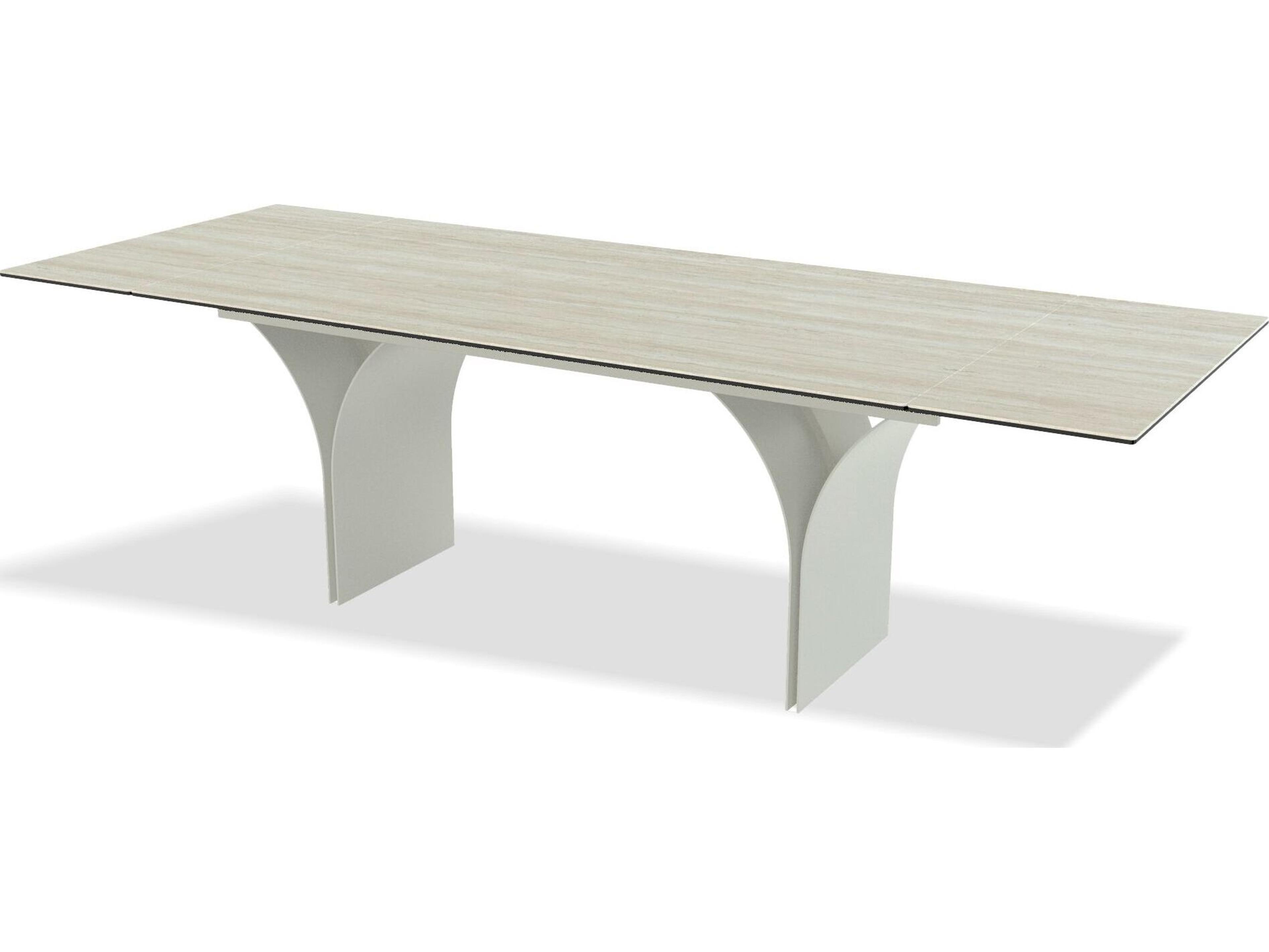 Mobital Camber Taupe Rectangular Dining Table