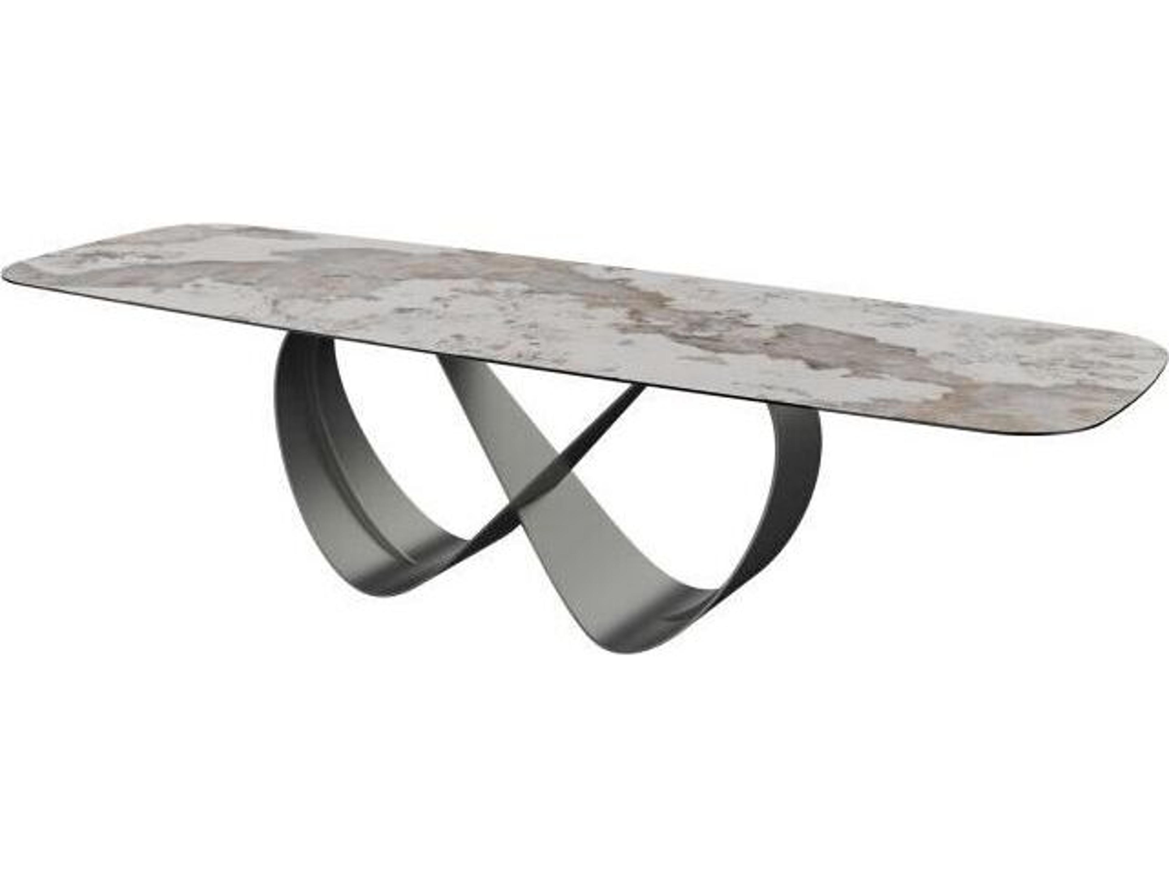 Mobital Wave 103 Rectangular Ceramic Dining Table