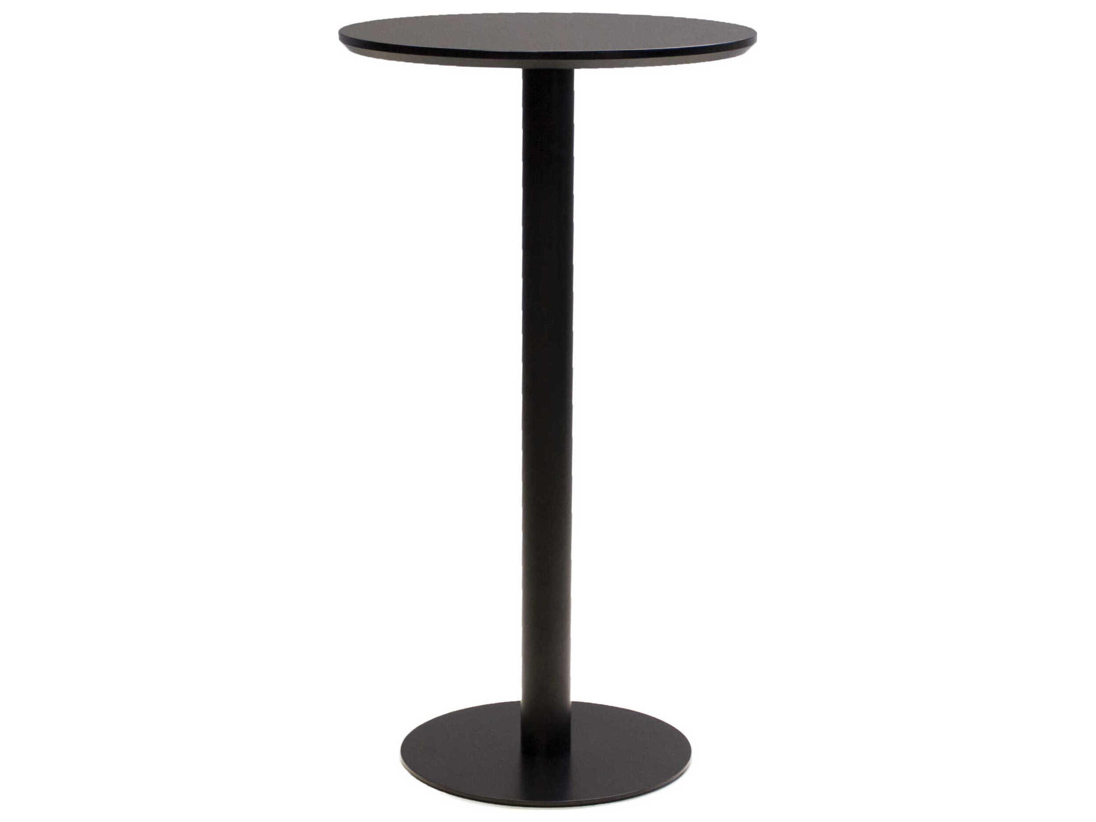 Mobital Half Pint Black Round Wood Bar Table