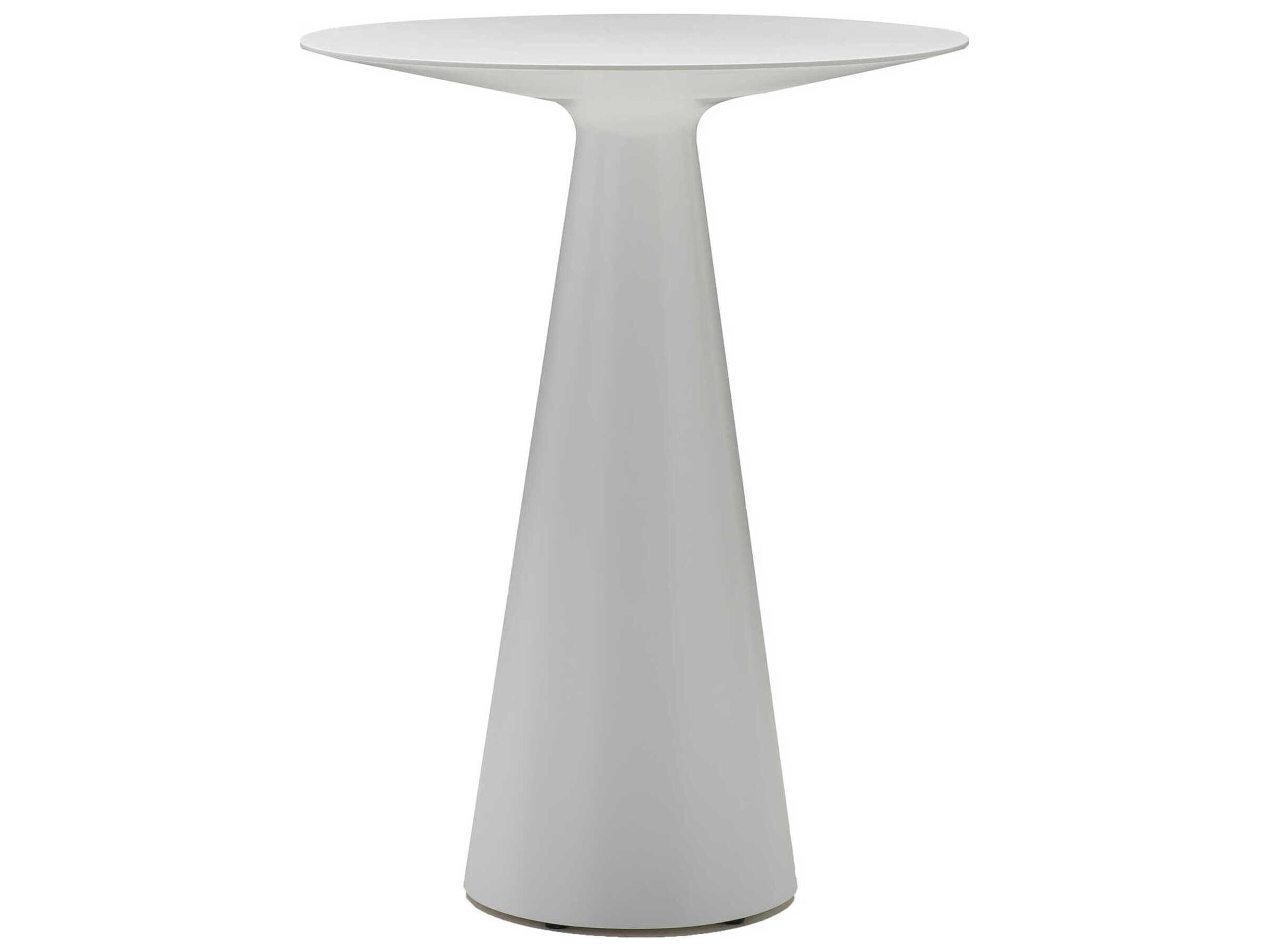 Mobital Maldives White Round Bar Table