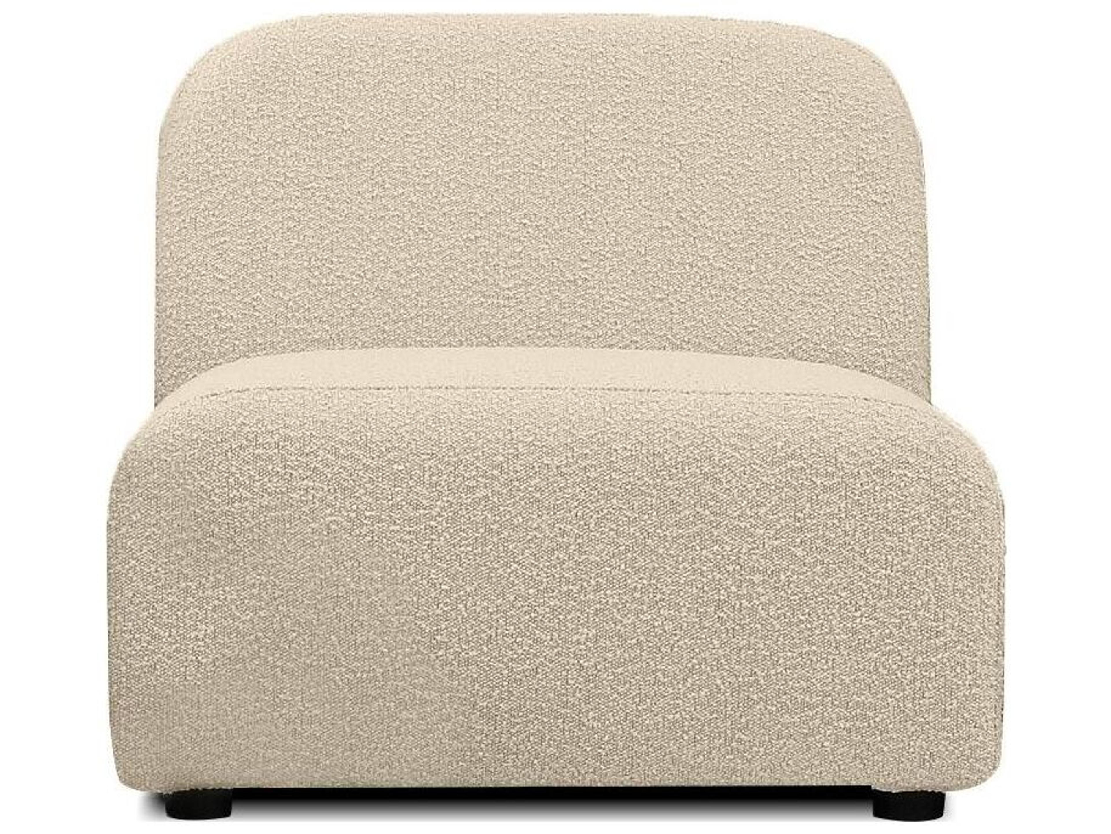 Arcos Frost Beige Upholstered Sectional Sofa
