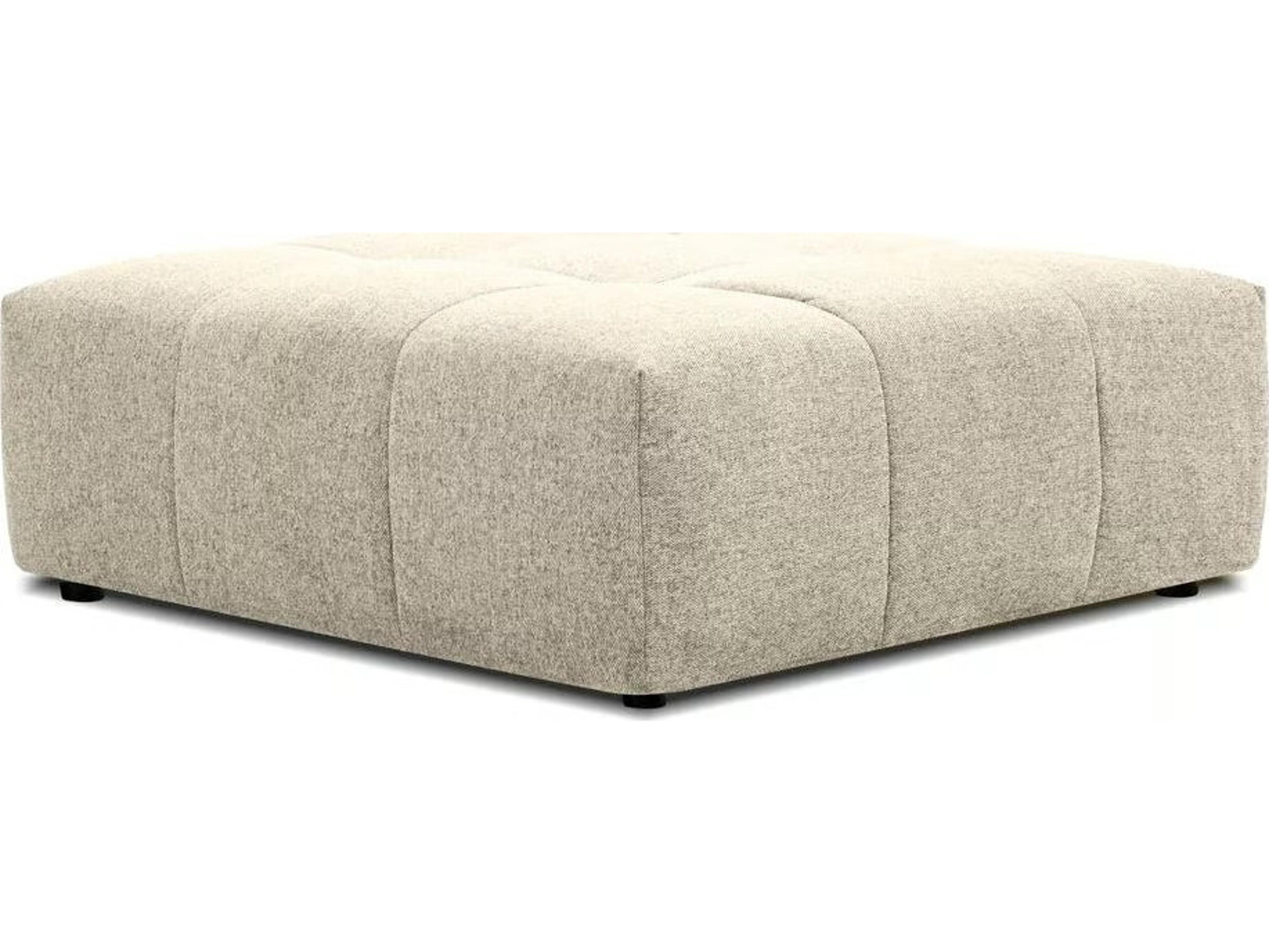 Mobital Mallow Beige Upholstered Ottoman