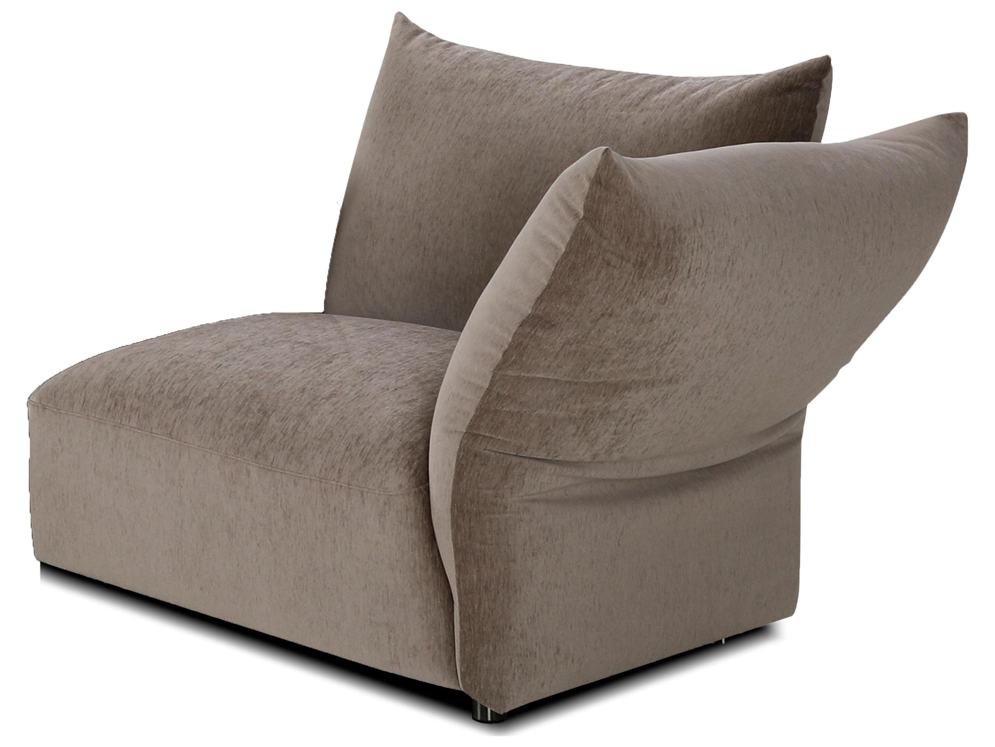 Mobital Tobago Gray Upholstered Sectional Sofa