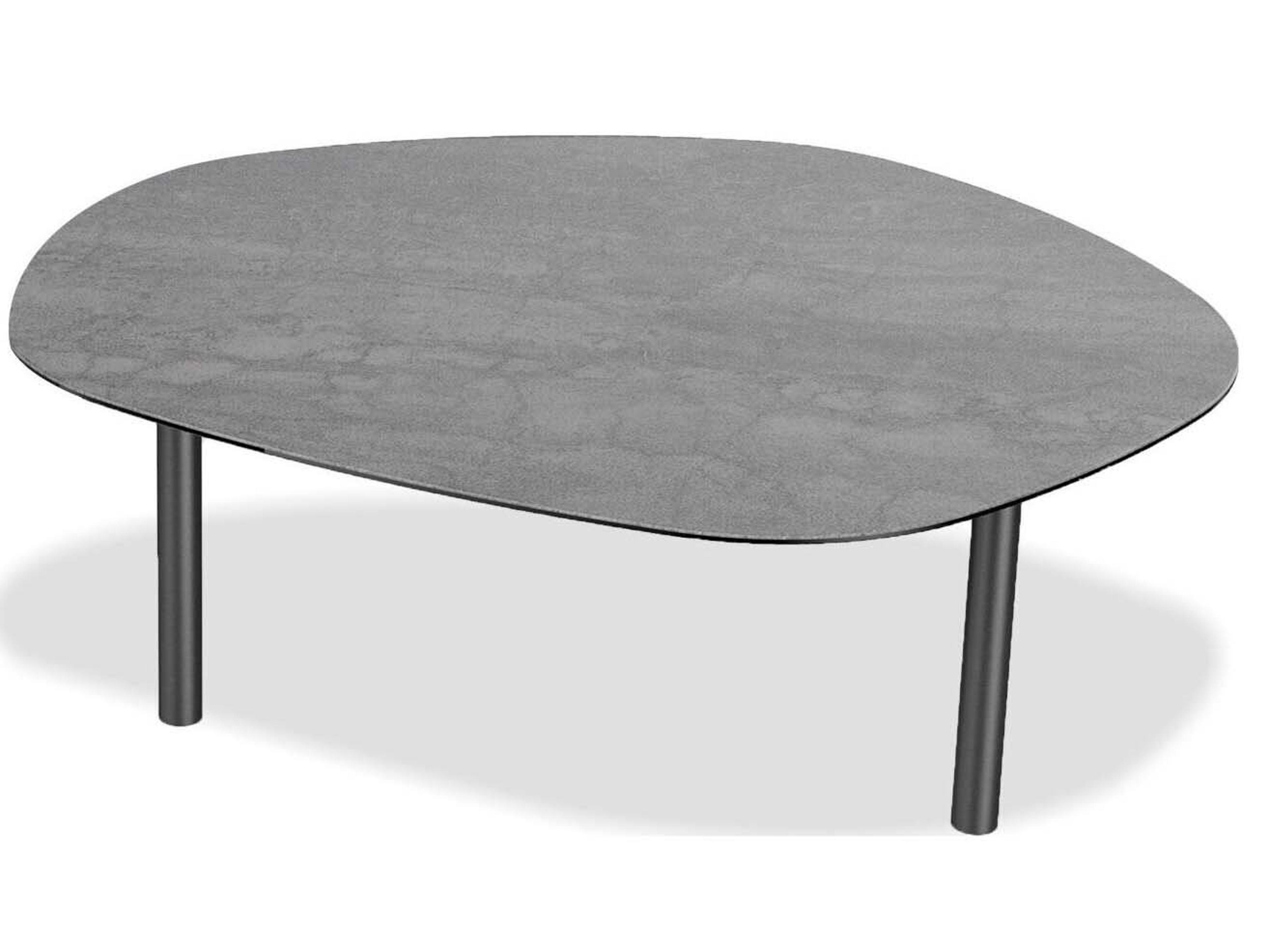 Mobital Arzo Concrete Grey Ceramic Top Coffee Table
