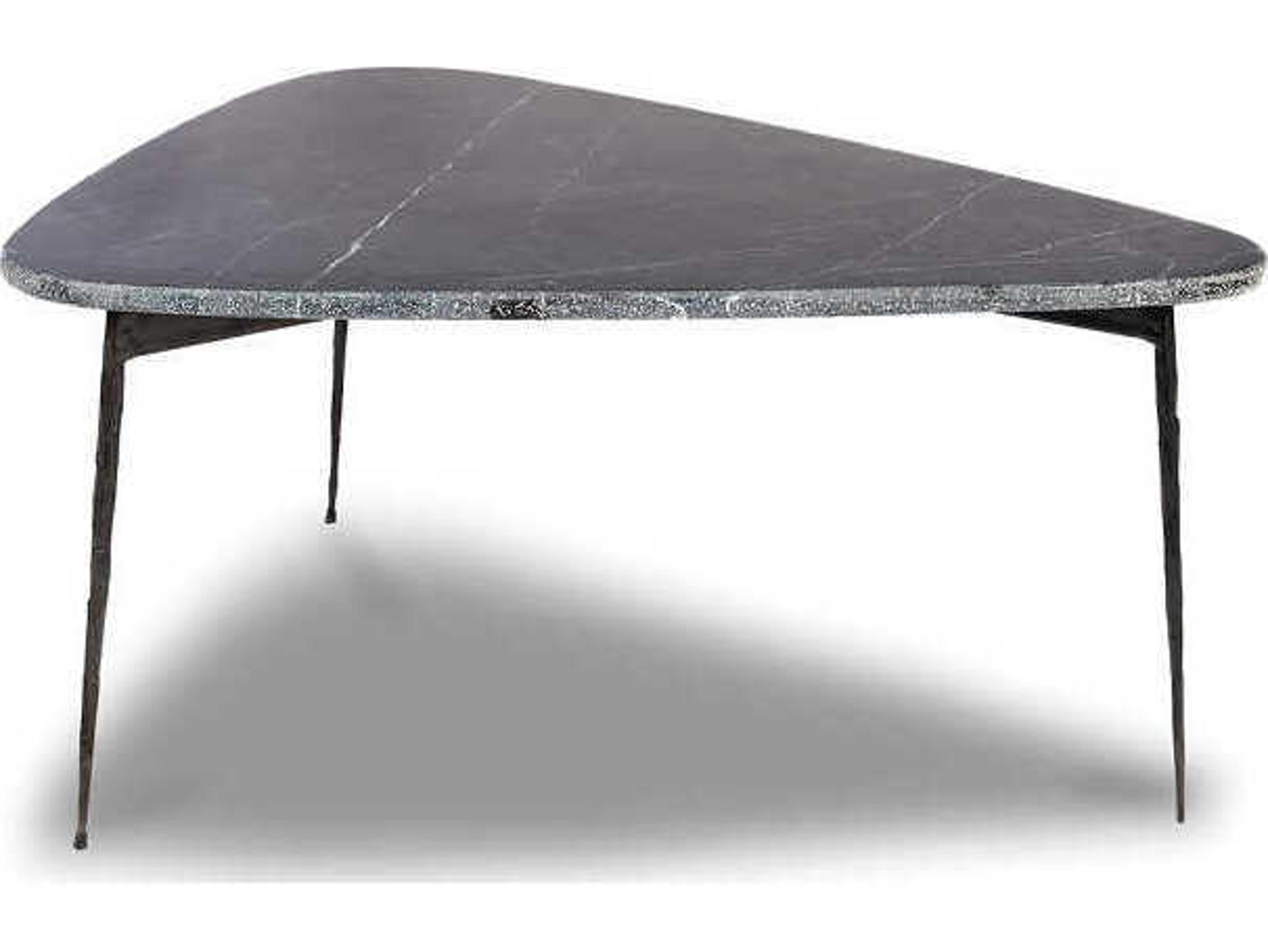 Mobital Flint Black Marquina Marble Coffee Table