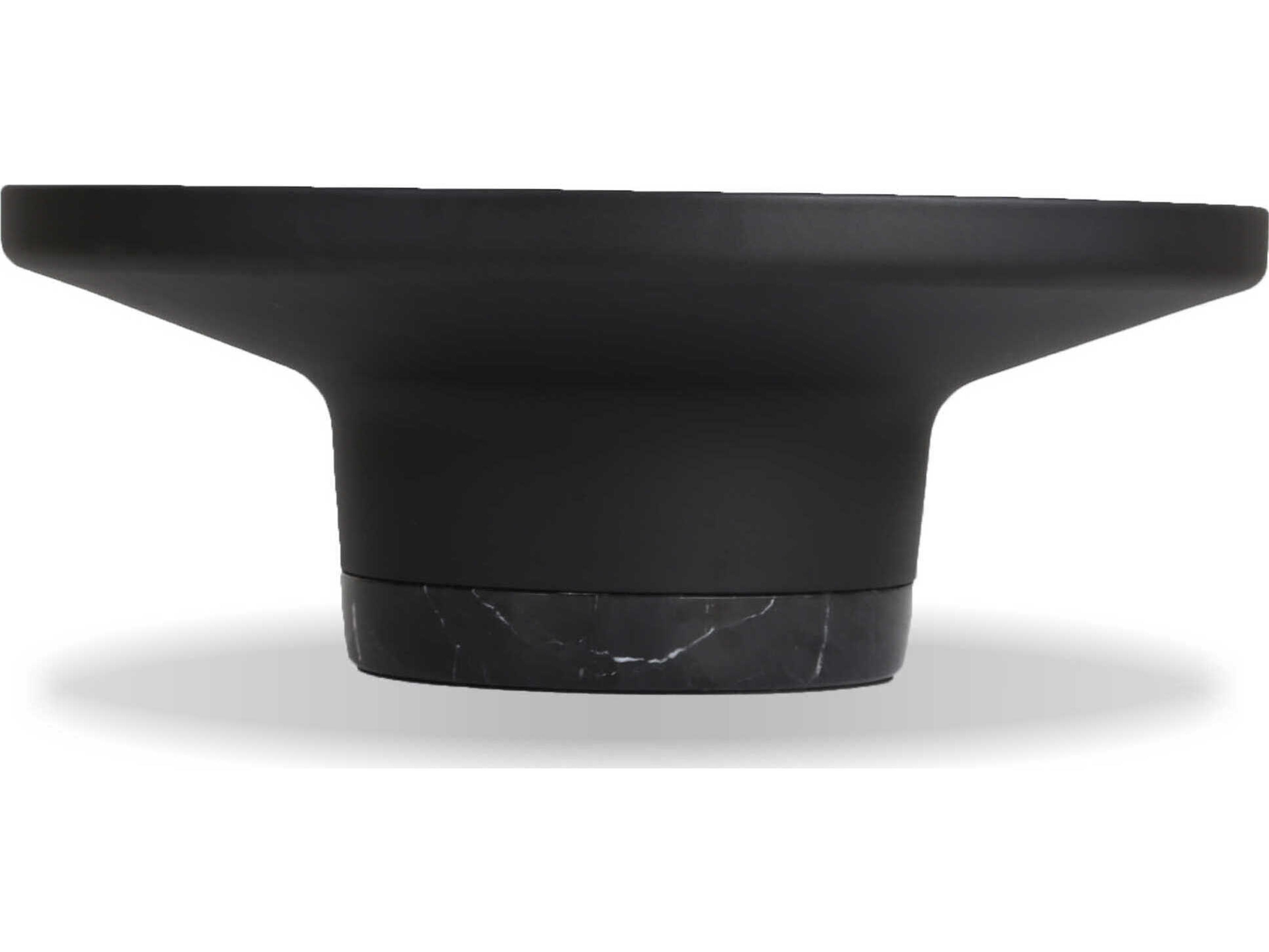 Mobital Spacer Round Metal Black End Table