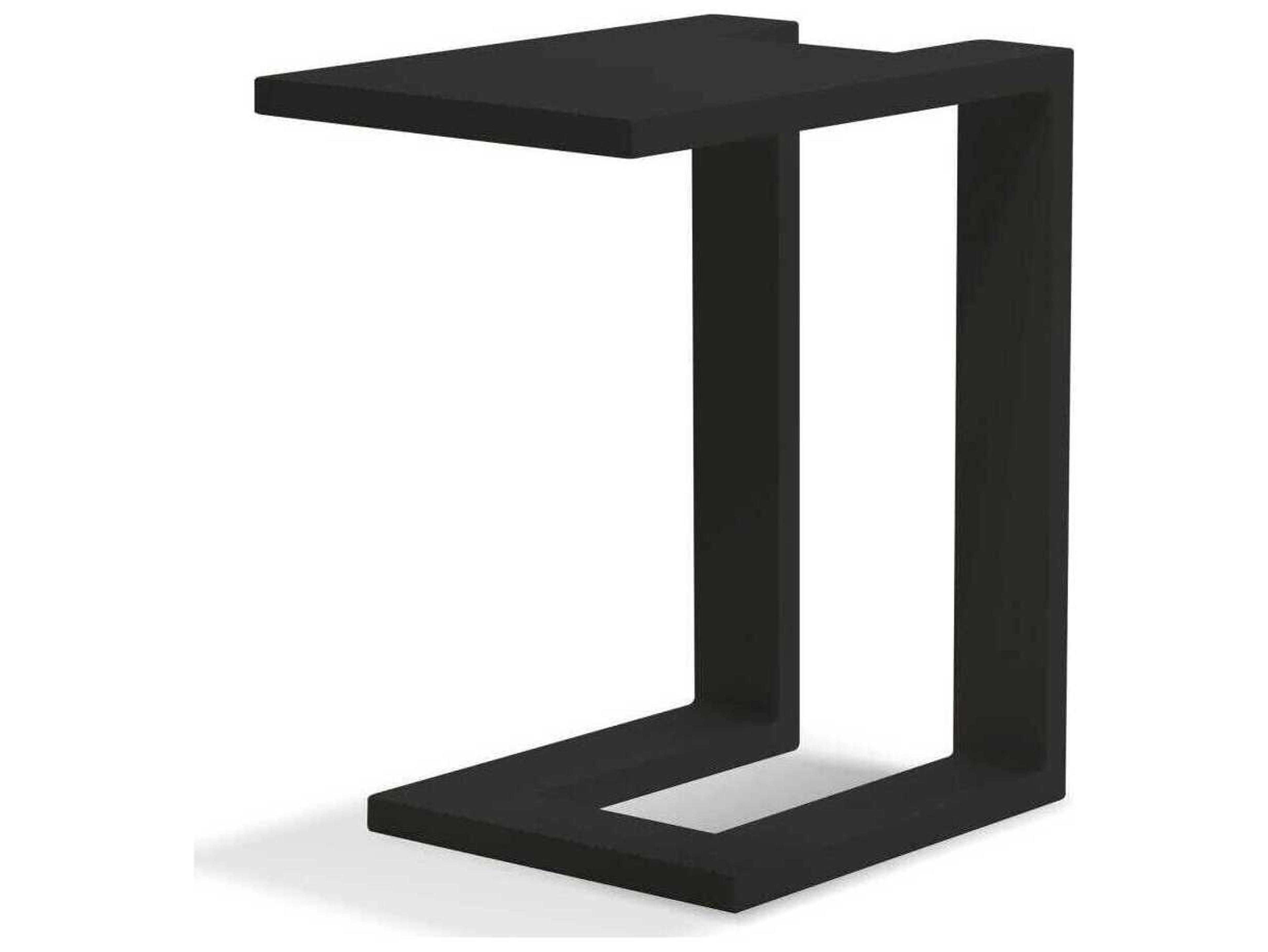 Mobital Ambleside Rectangular Metal Black End Table