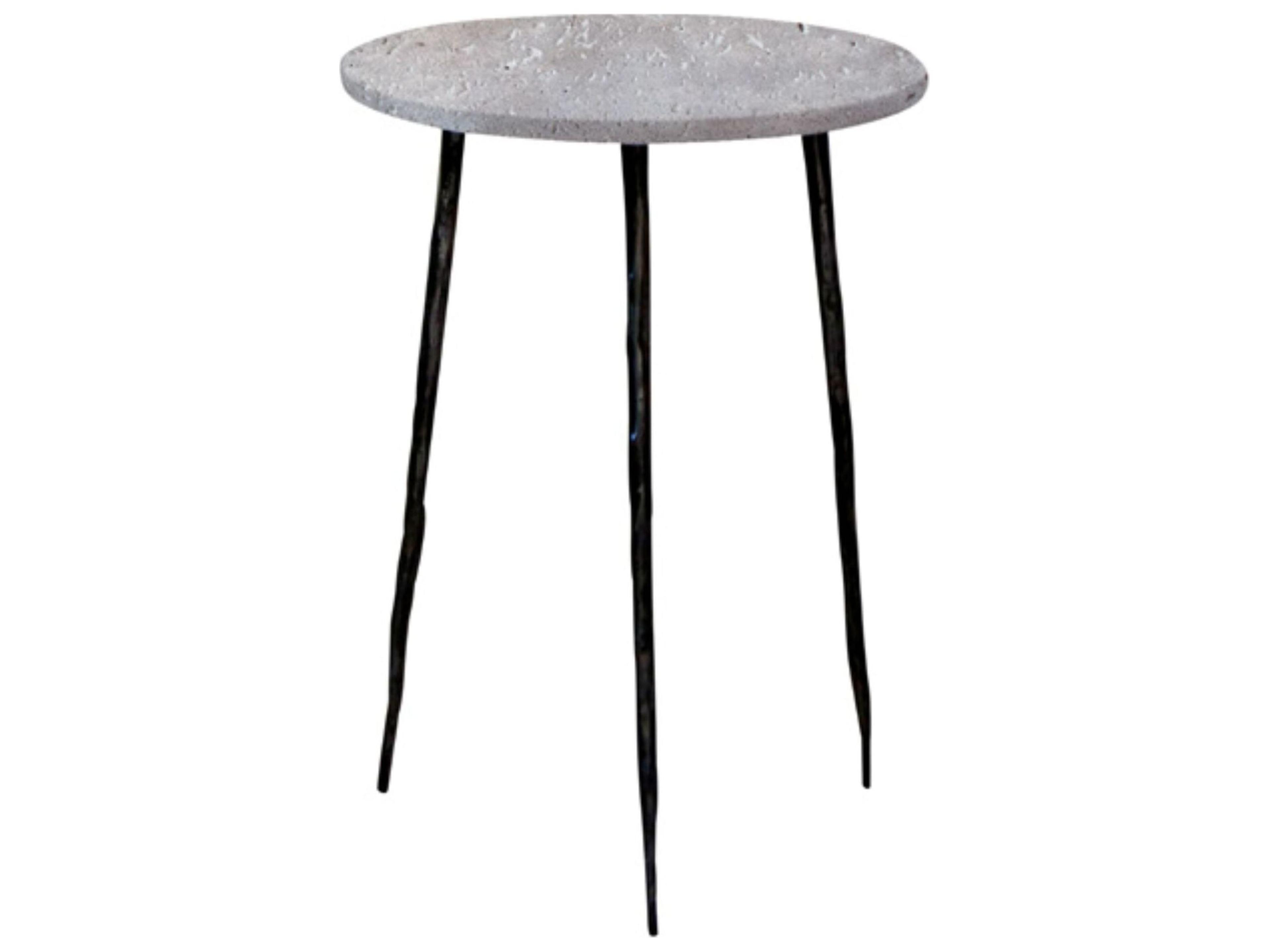 Mobital Kaii Round Stone End Table