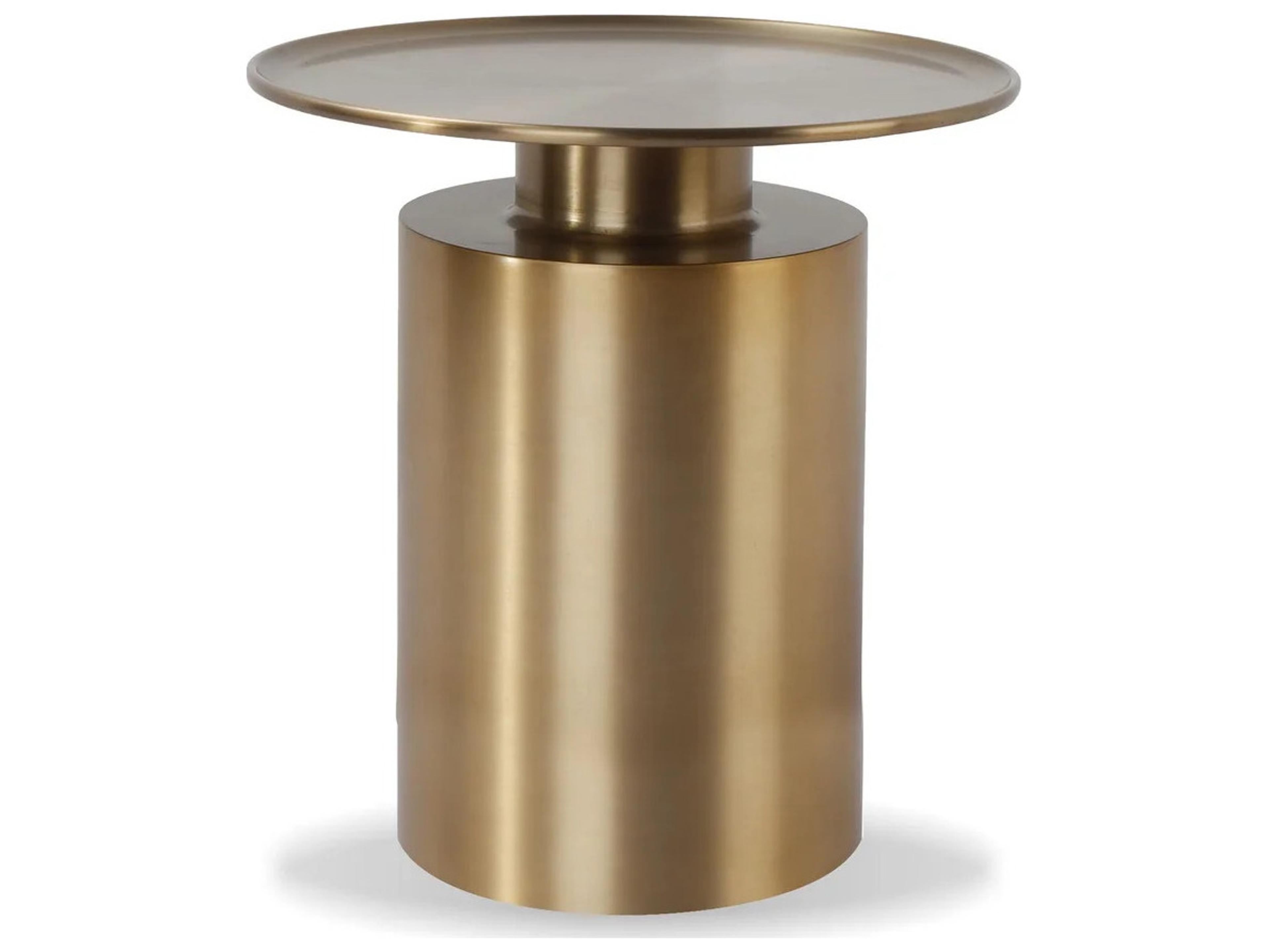 Mobital Rook Round Metal End Table