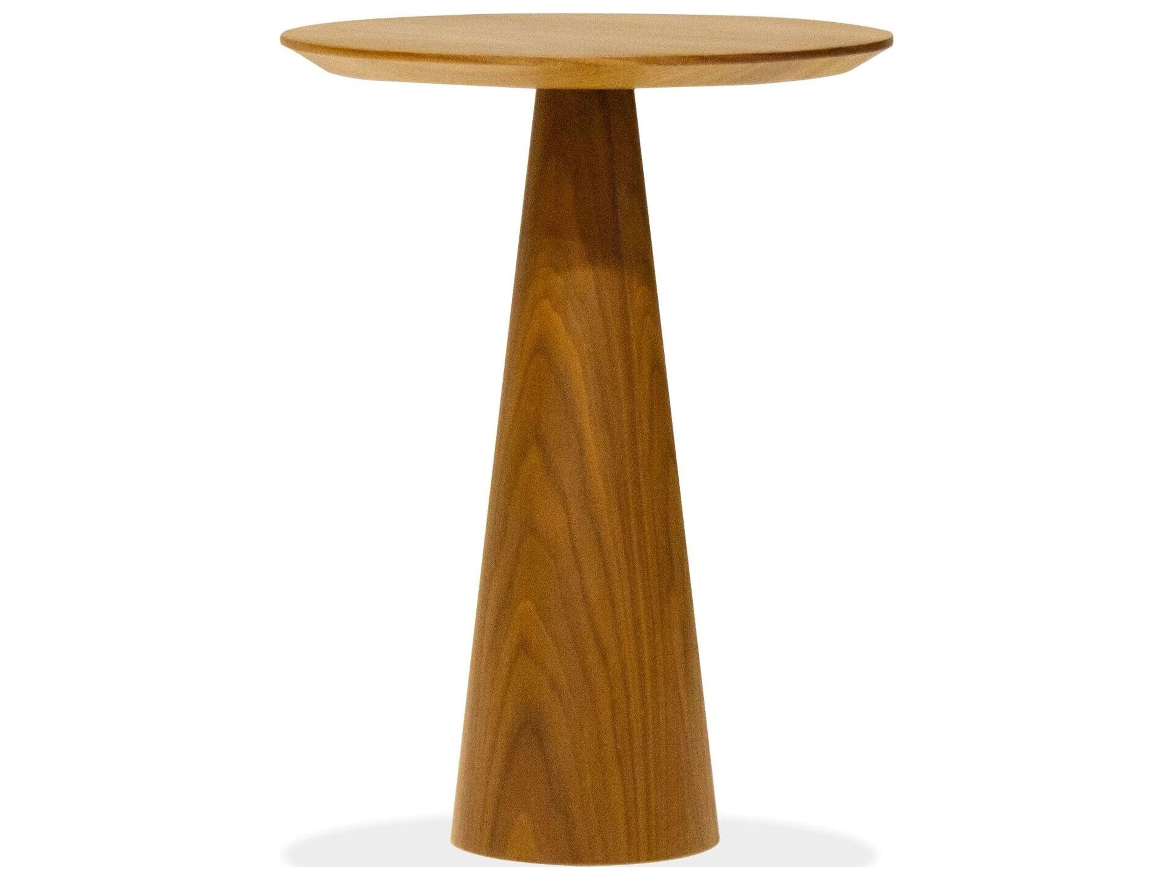 Mobital Tower Round Wood End Table