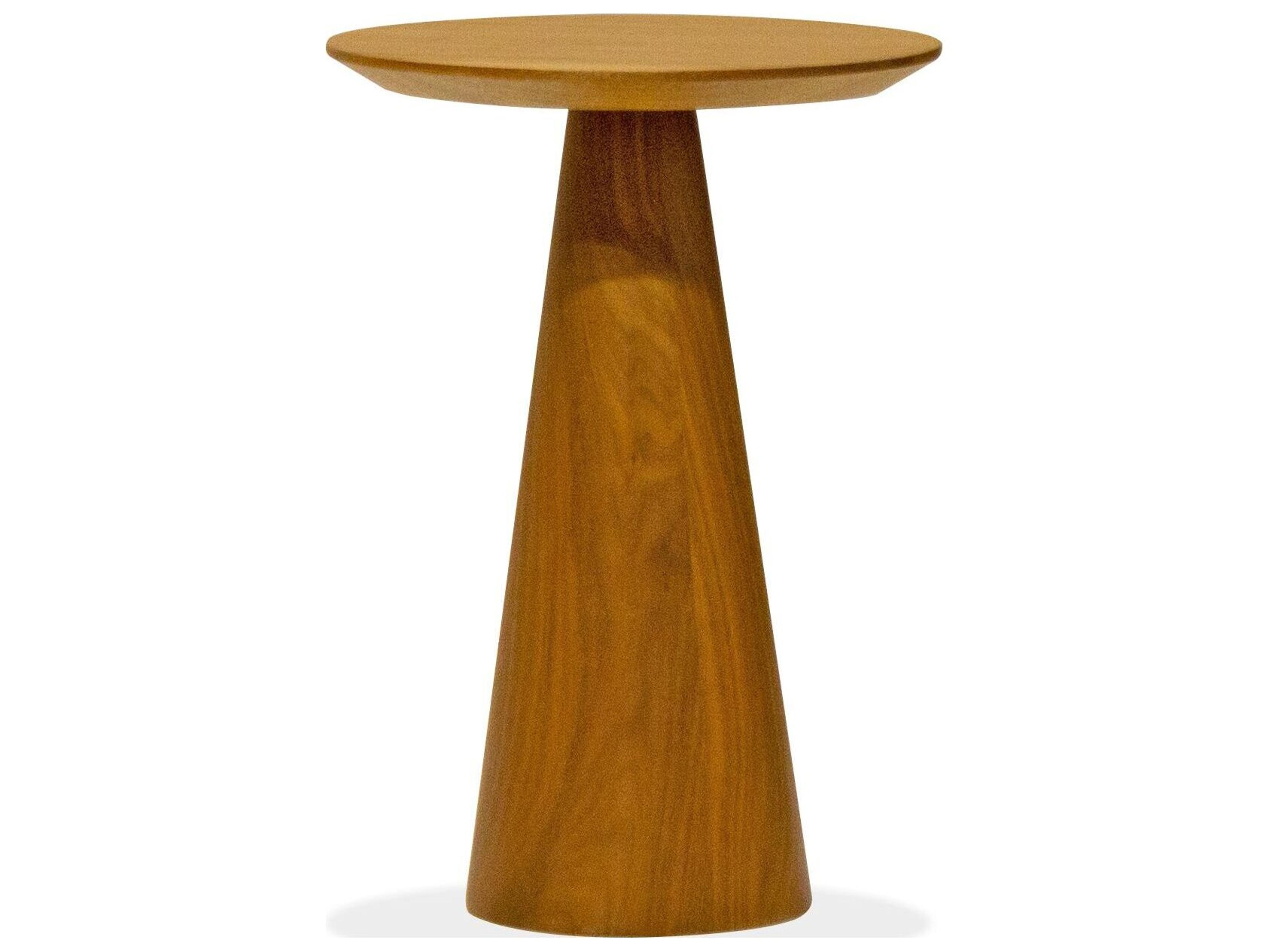 Mobital Tower Round Wood End Table