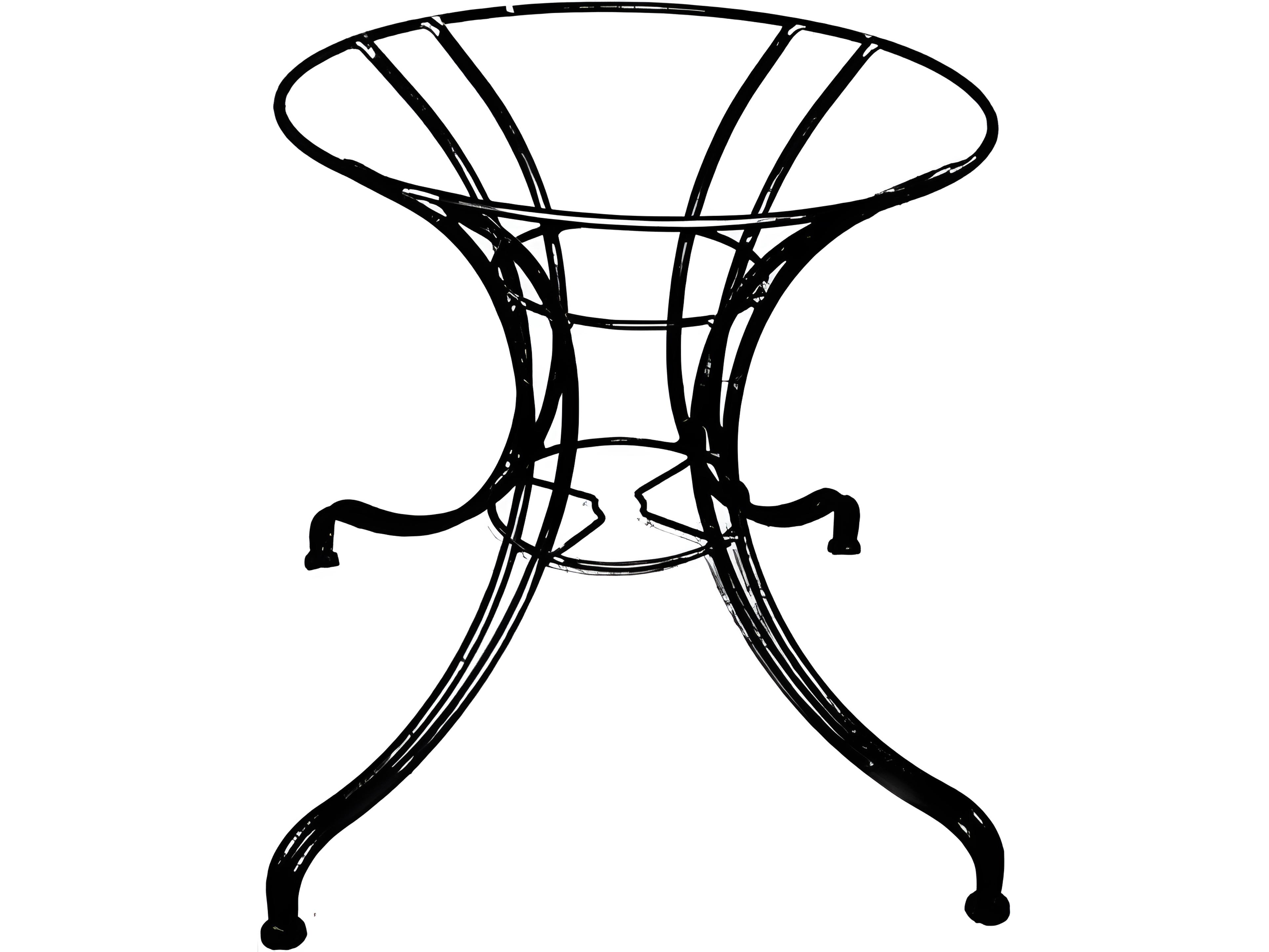 Meadowcraft Wrought Iron 800 Series Table Base