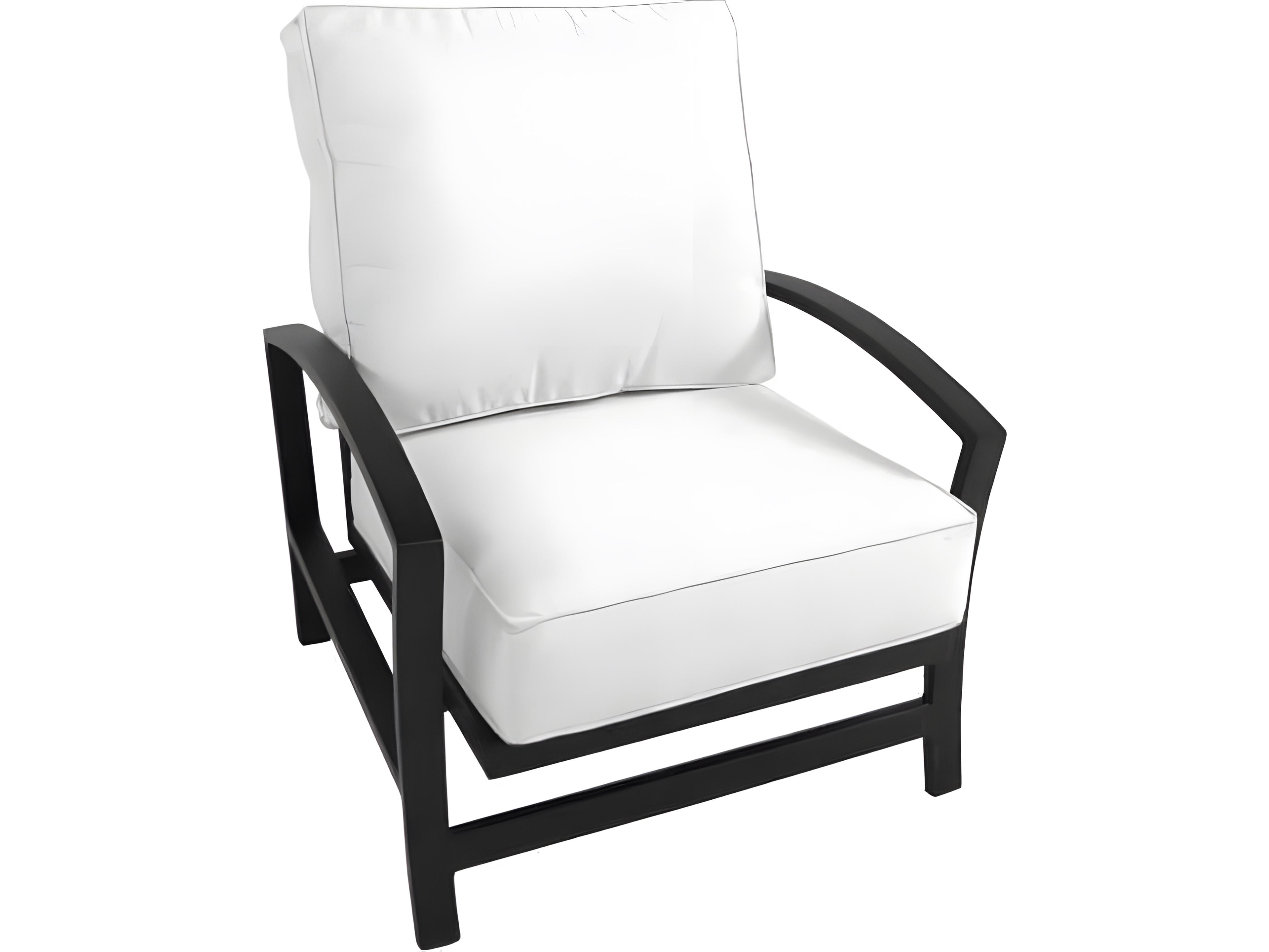 Meadowcraft Maddux Wrought Iron Spring Outdoor Lounge Chair