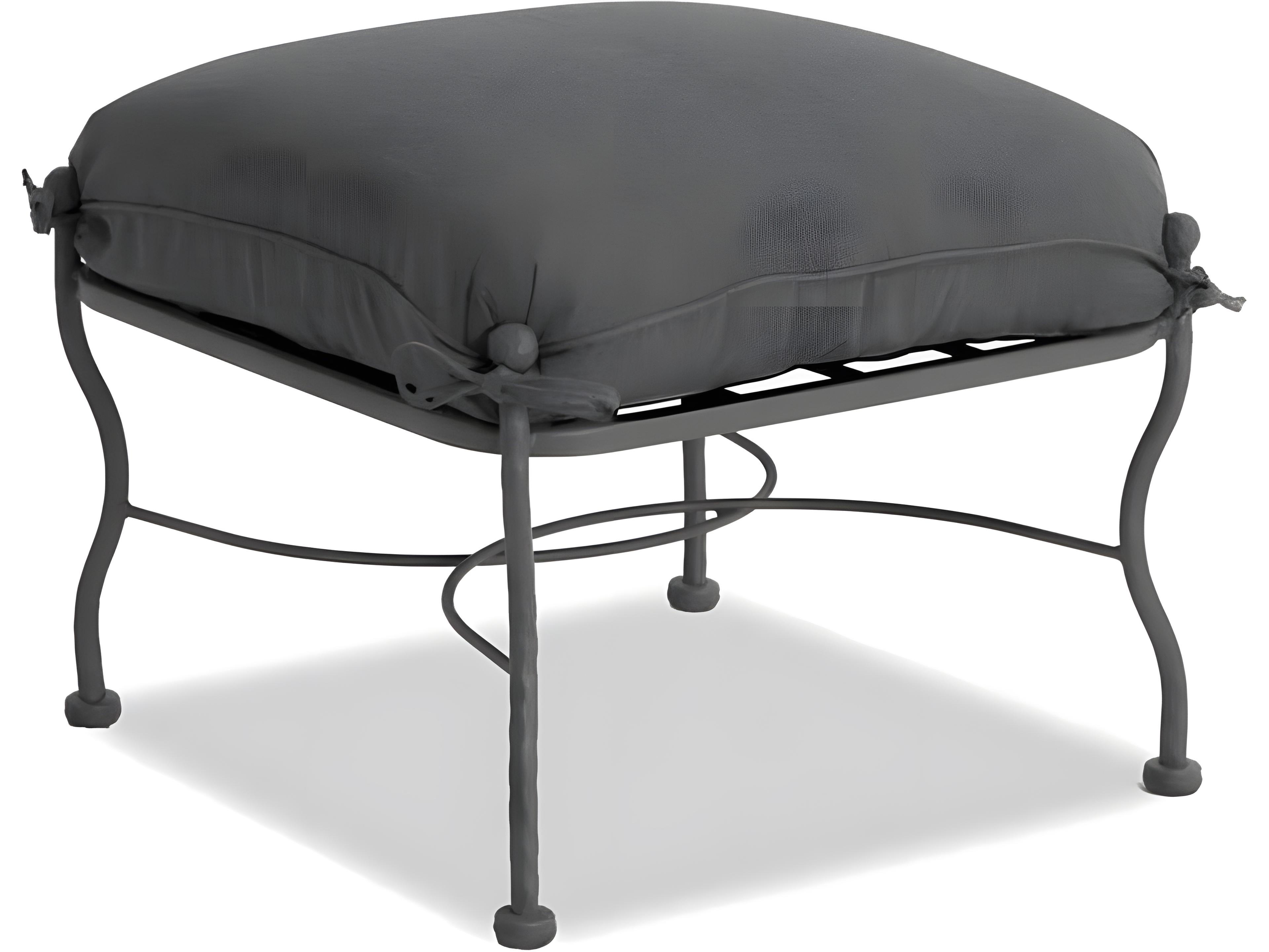 Meadowcraft Milano Wrought Iron Cushion Ottoman Replacement Cushions