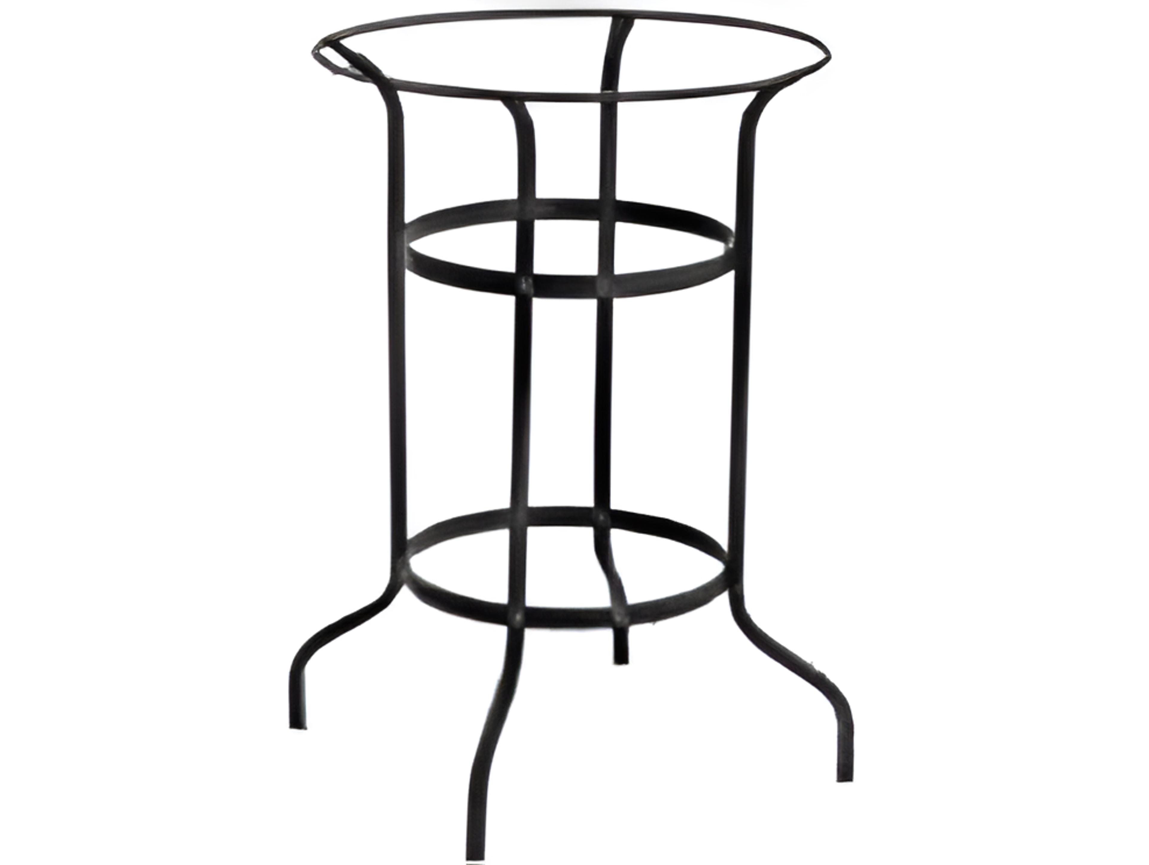 Meadowcraft Wrought Iron Bar Height Table Base
