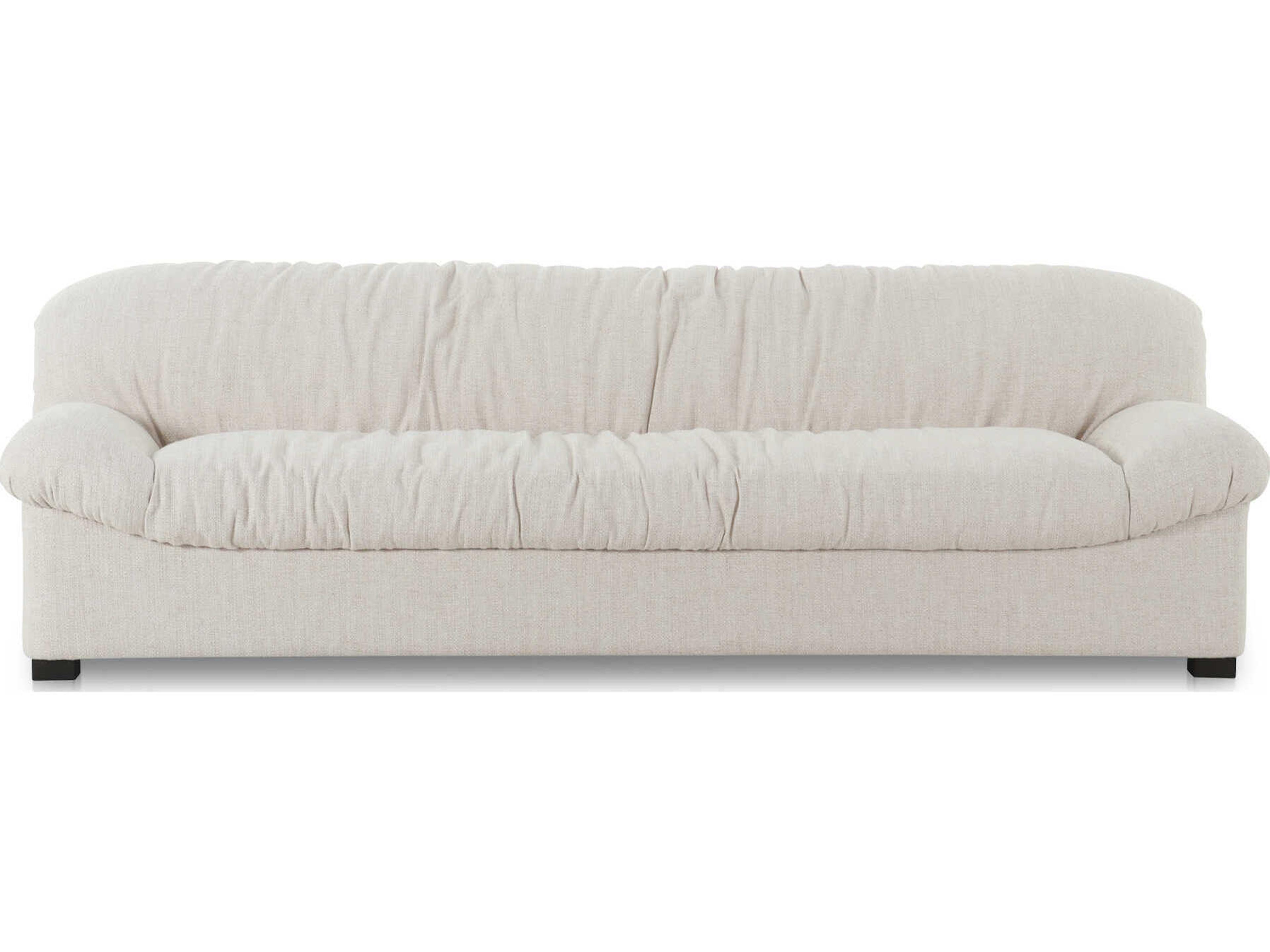Moe's Home Halston Cream Upholstered Sofa