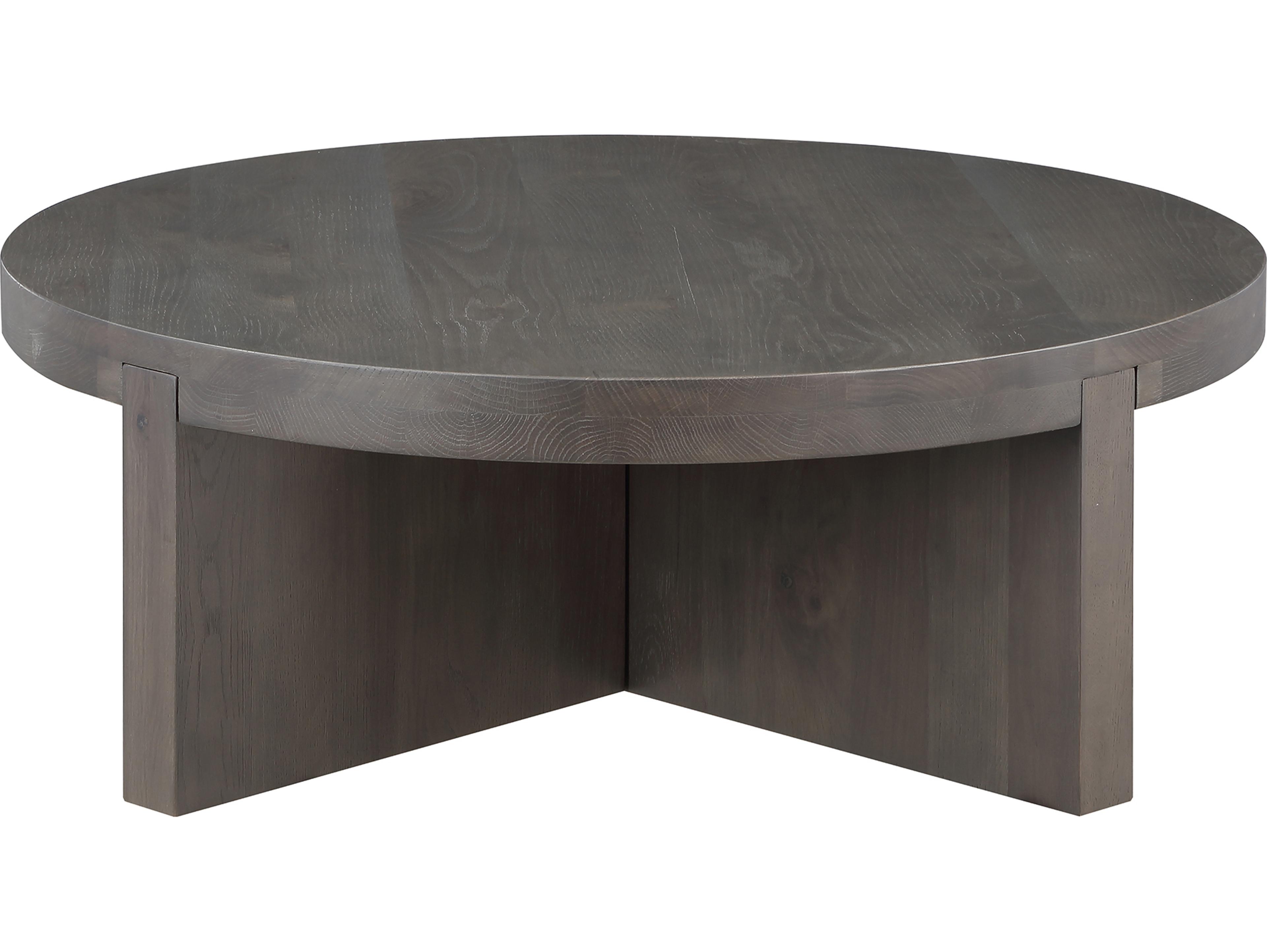 Moe's Home Folke Round Wood Brown Coffee Table