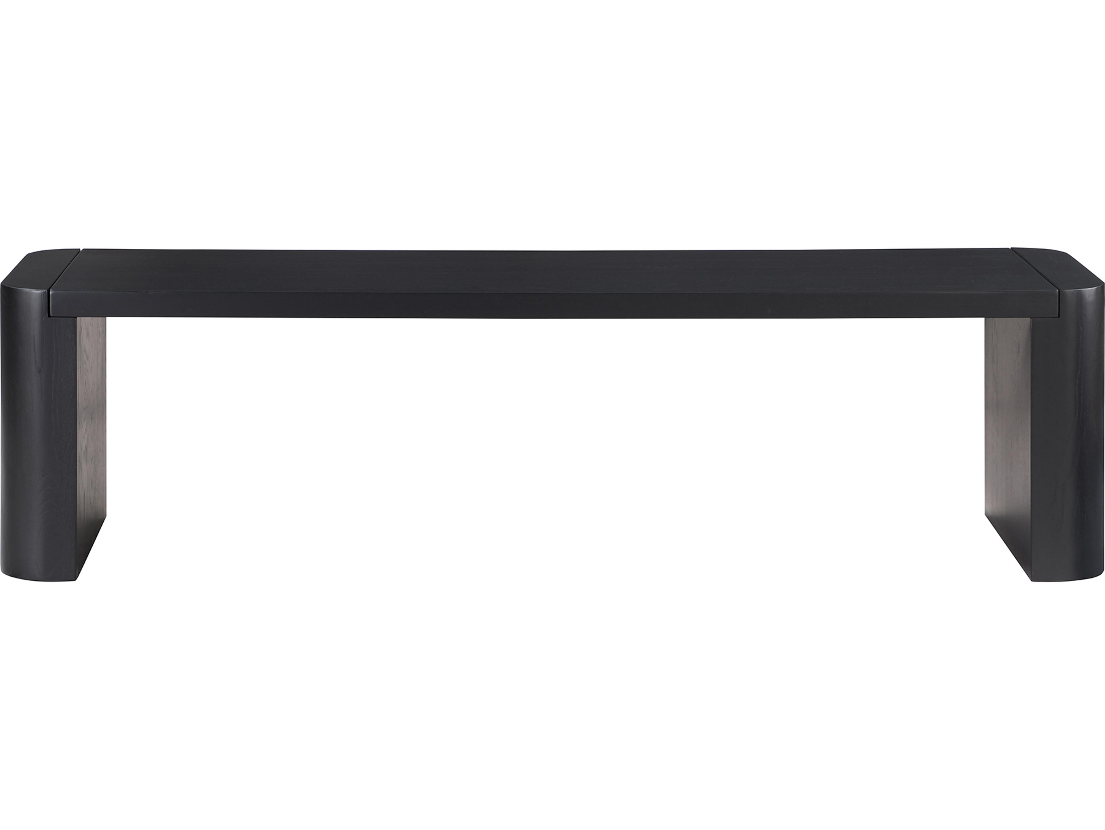 Post Black Accent Bench