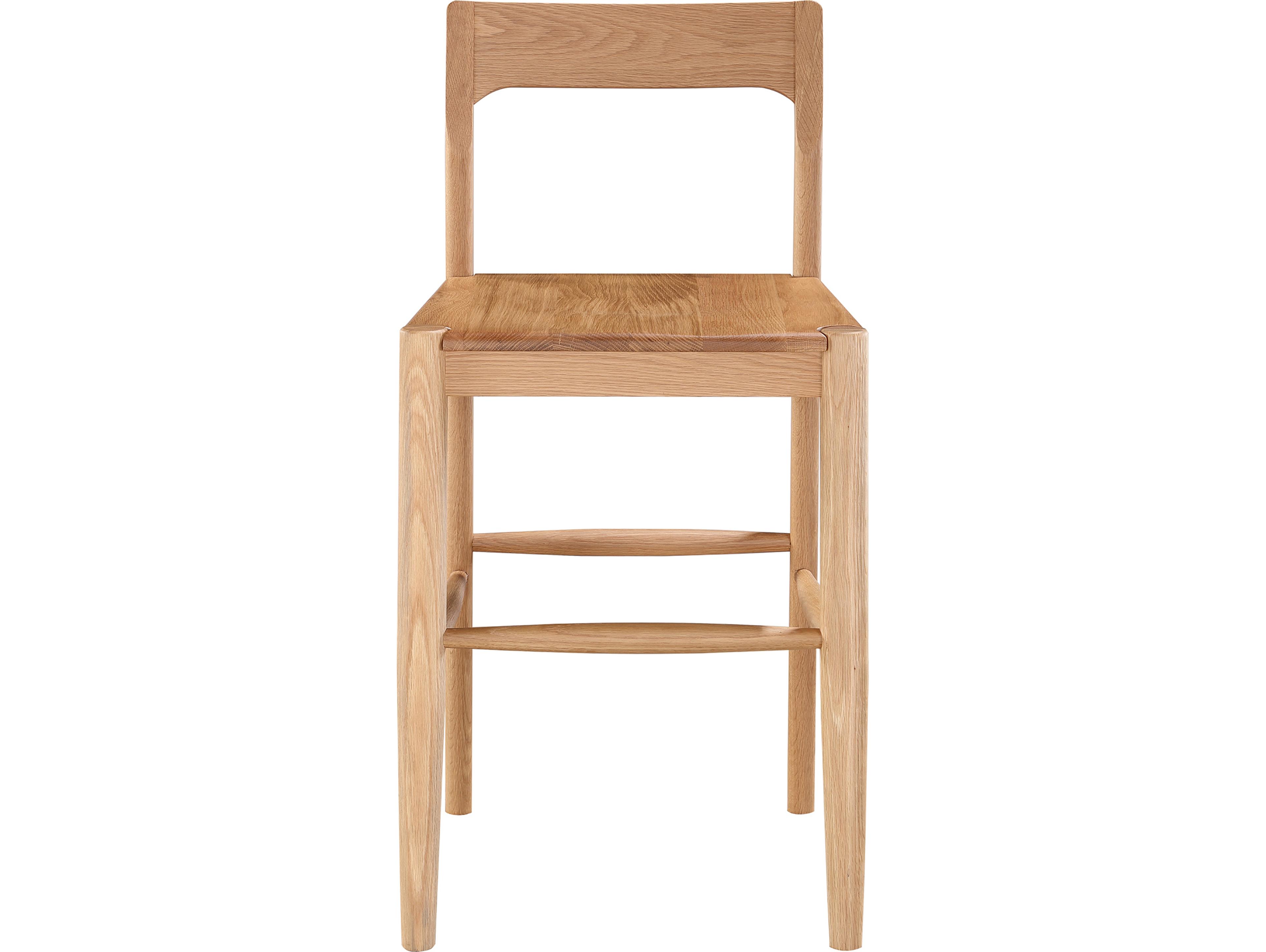Moe's Home Owing Oak Wood Counter Stool