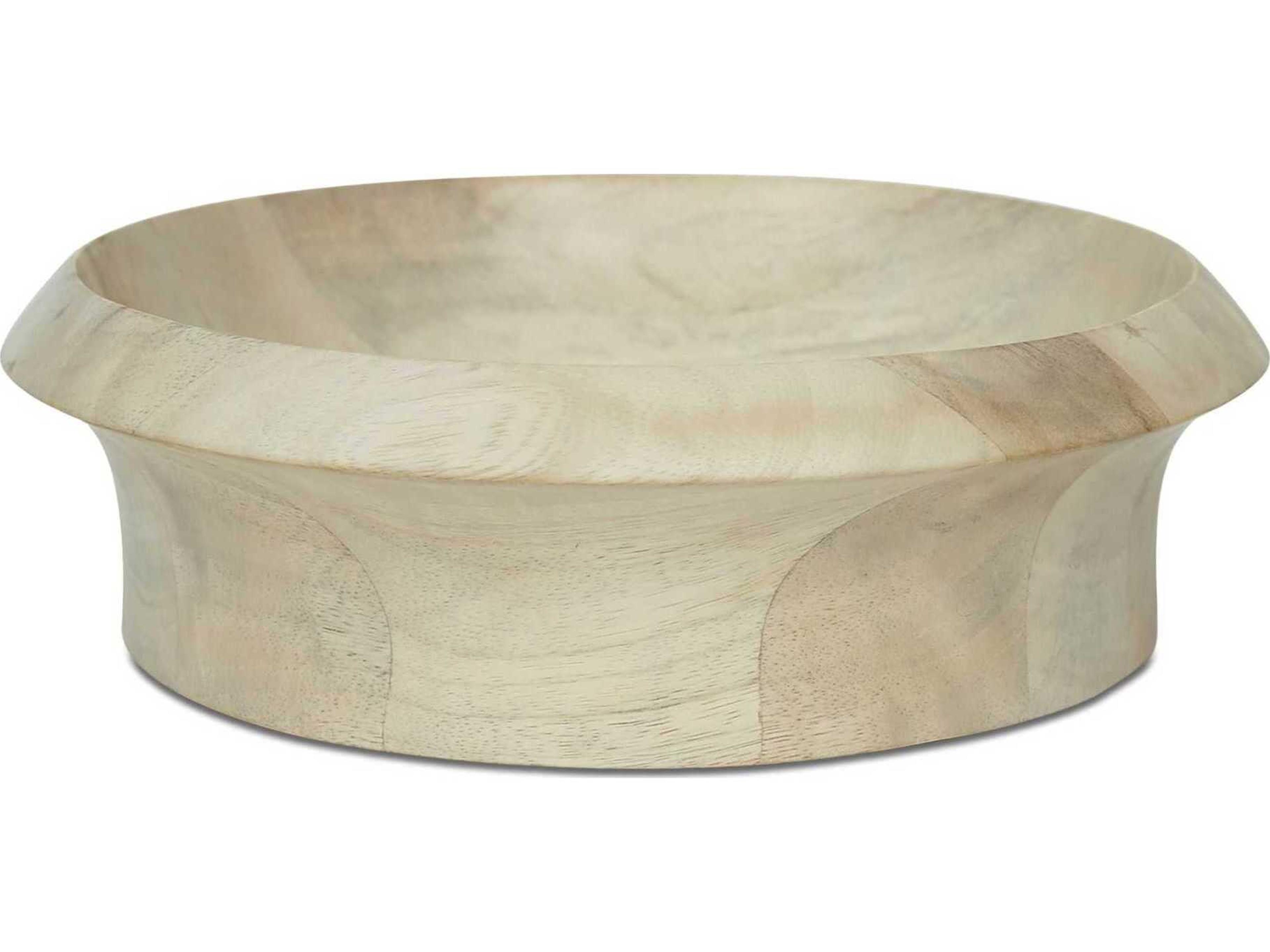 Moe's Home White Wash Olen Bowl