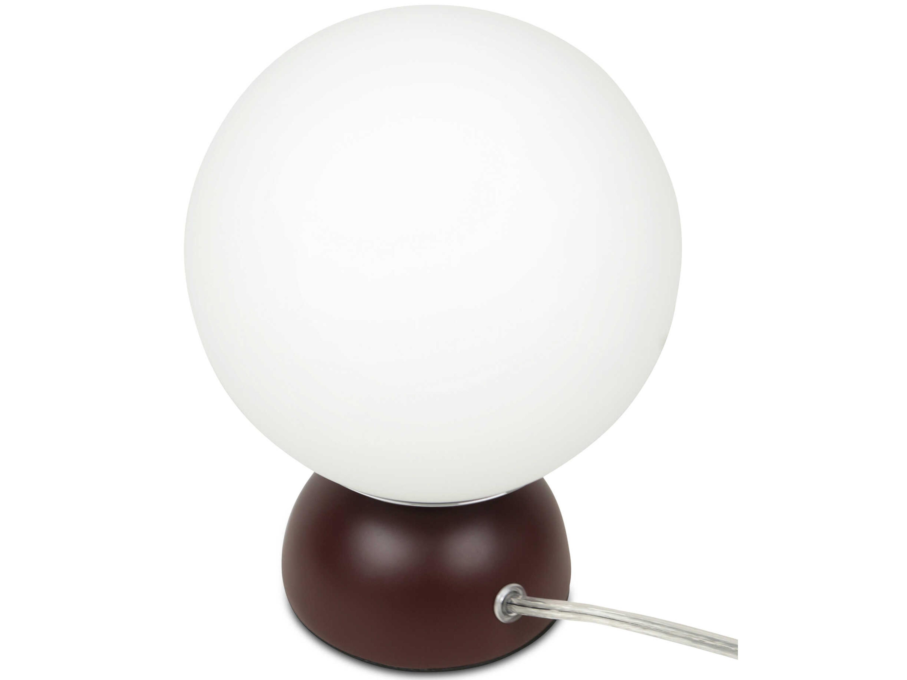 Moe's Home Ovi Red Milky Opal Glass Table Lamp