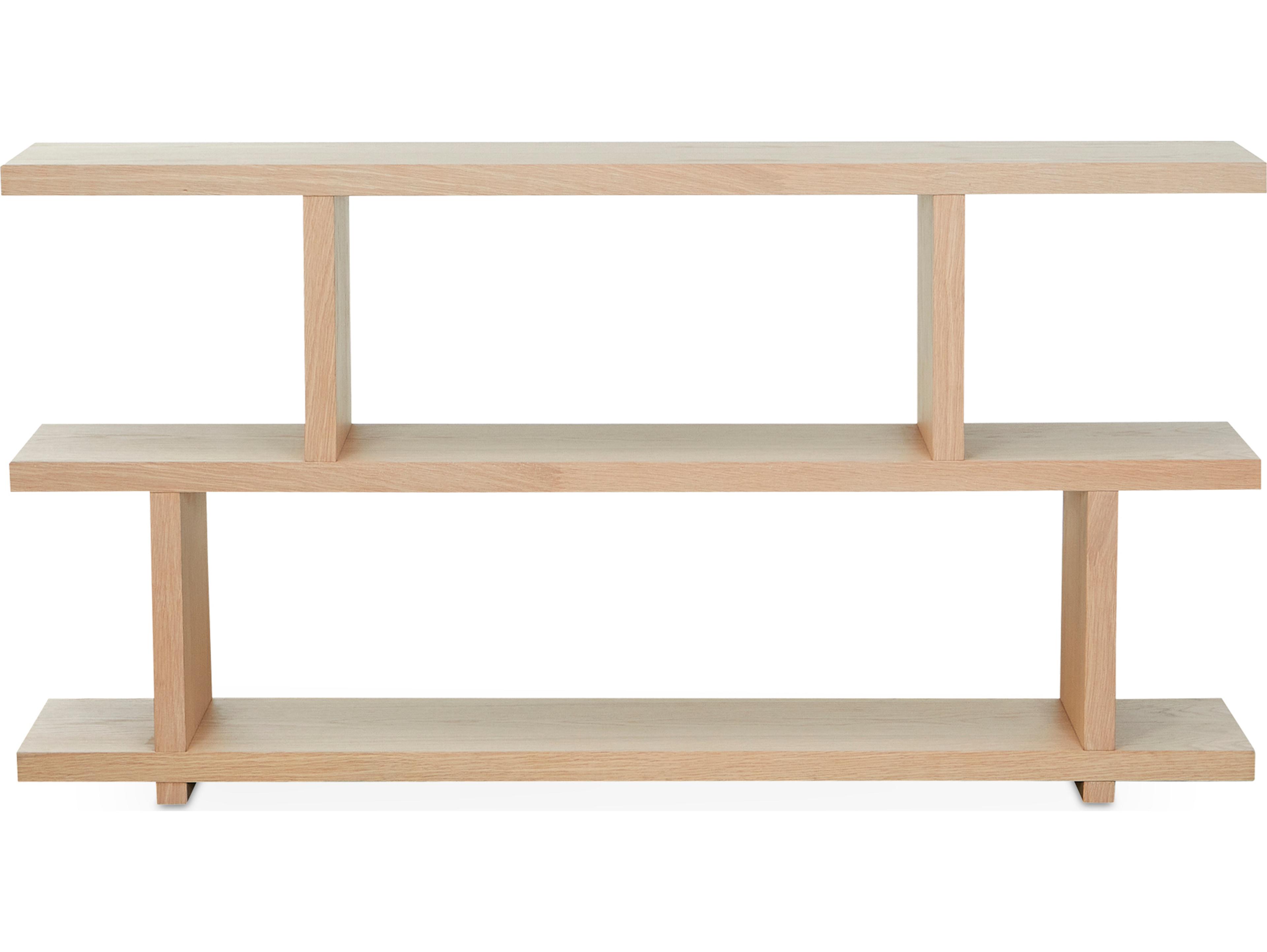 Moe's Home Ichigo White Wash Oak Bookcase