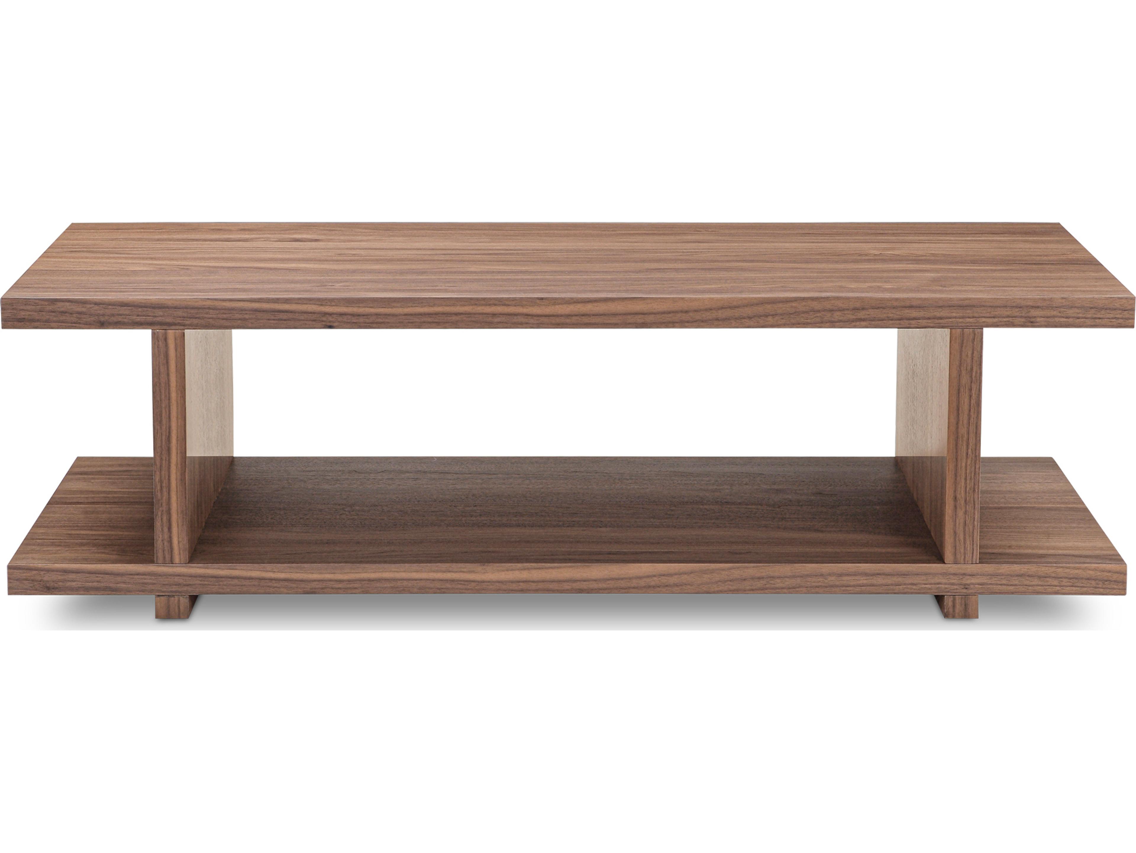 Moe's Home Miri Rectangular Walnut Coffee Table