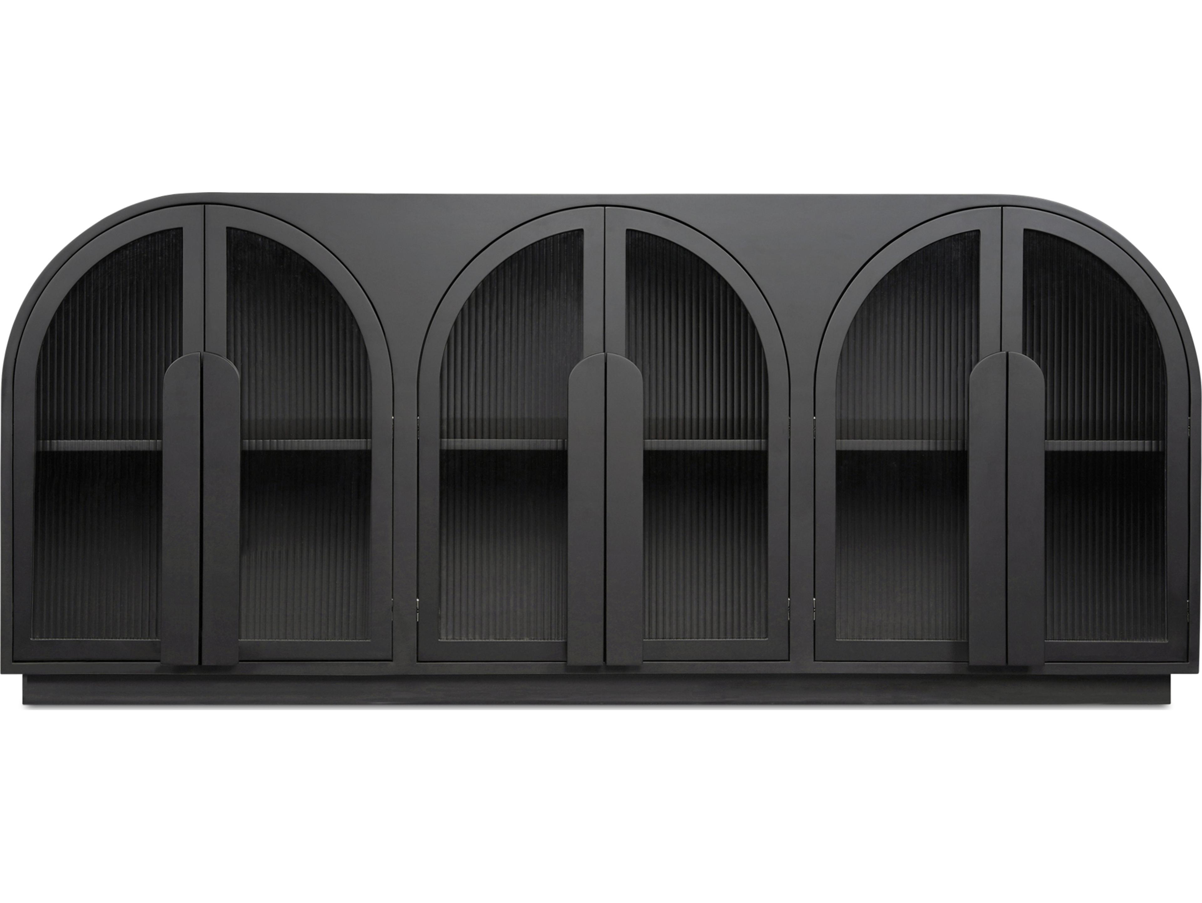 Moe's Home Salone 79" Beech Wood Black Sideboard