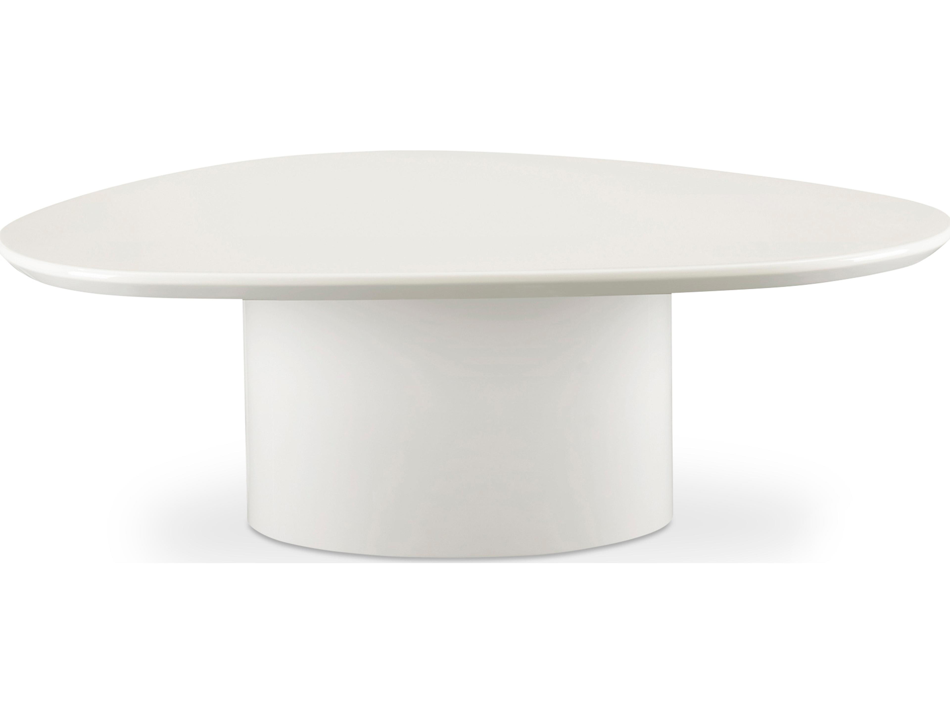 Moe's Home Eden Coffee Table Ivory Lacquer