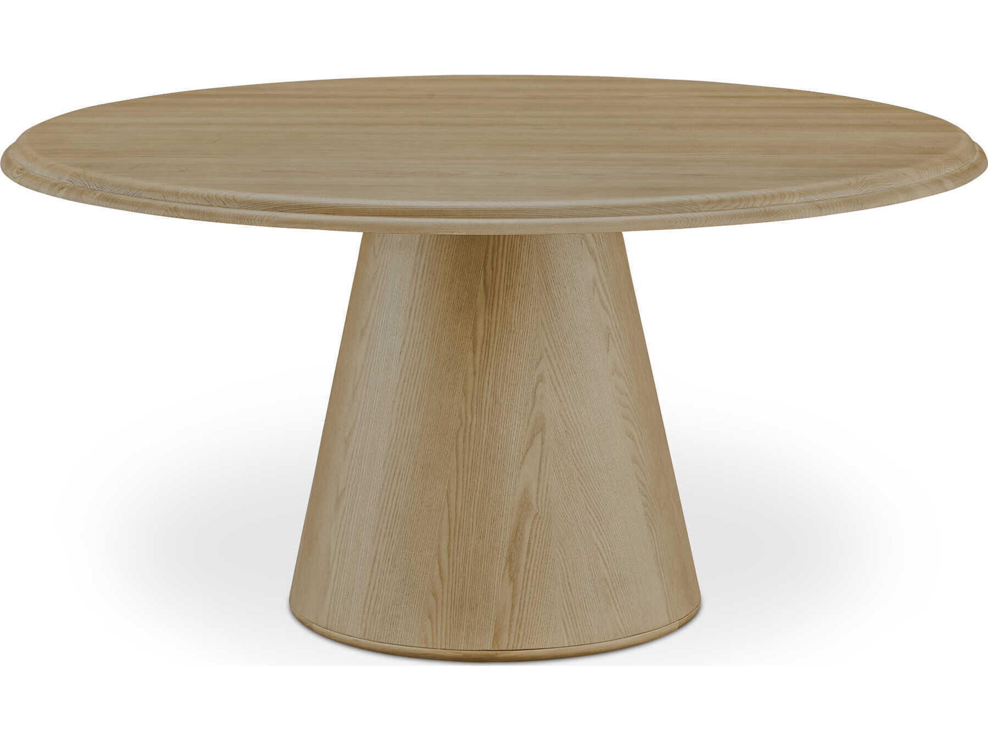 Moe's Home Tutto Round Wood Natural Dining Table