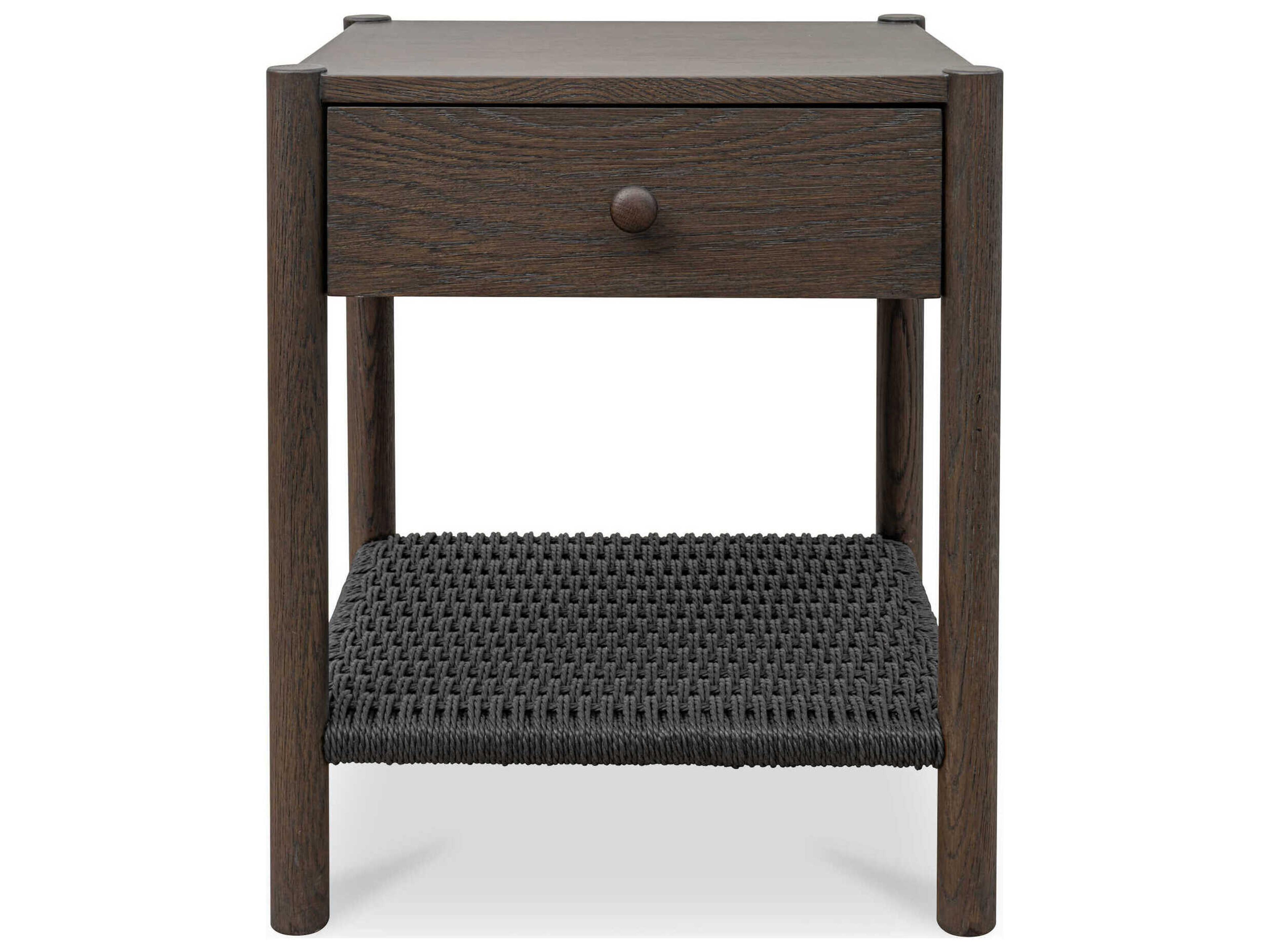 Moe's Home Millie 1-Drawer Oak Wood Nightstand