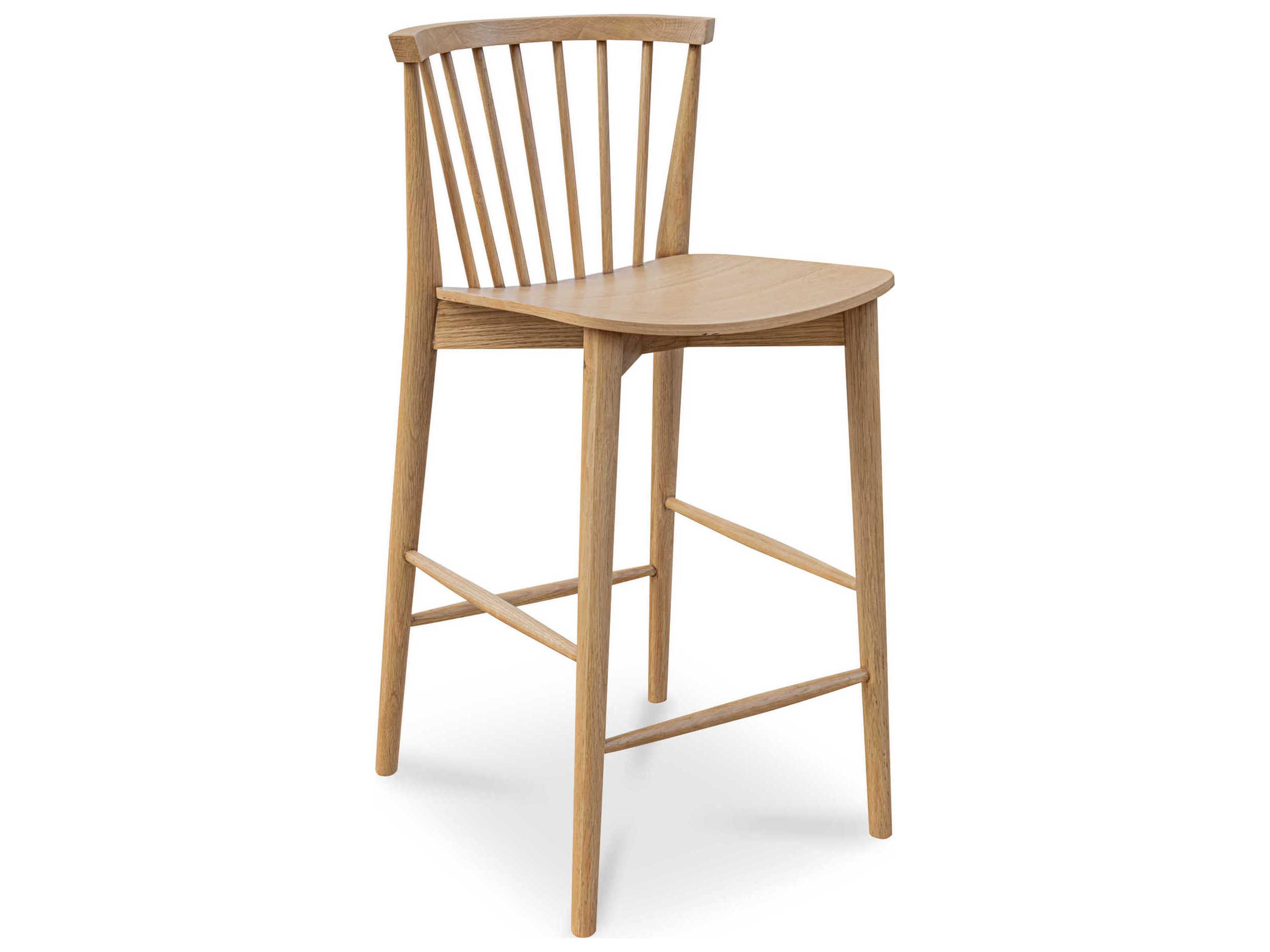 Moe's Home Marley Natural Plywood Counter Stool