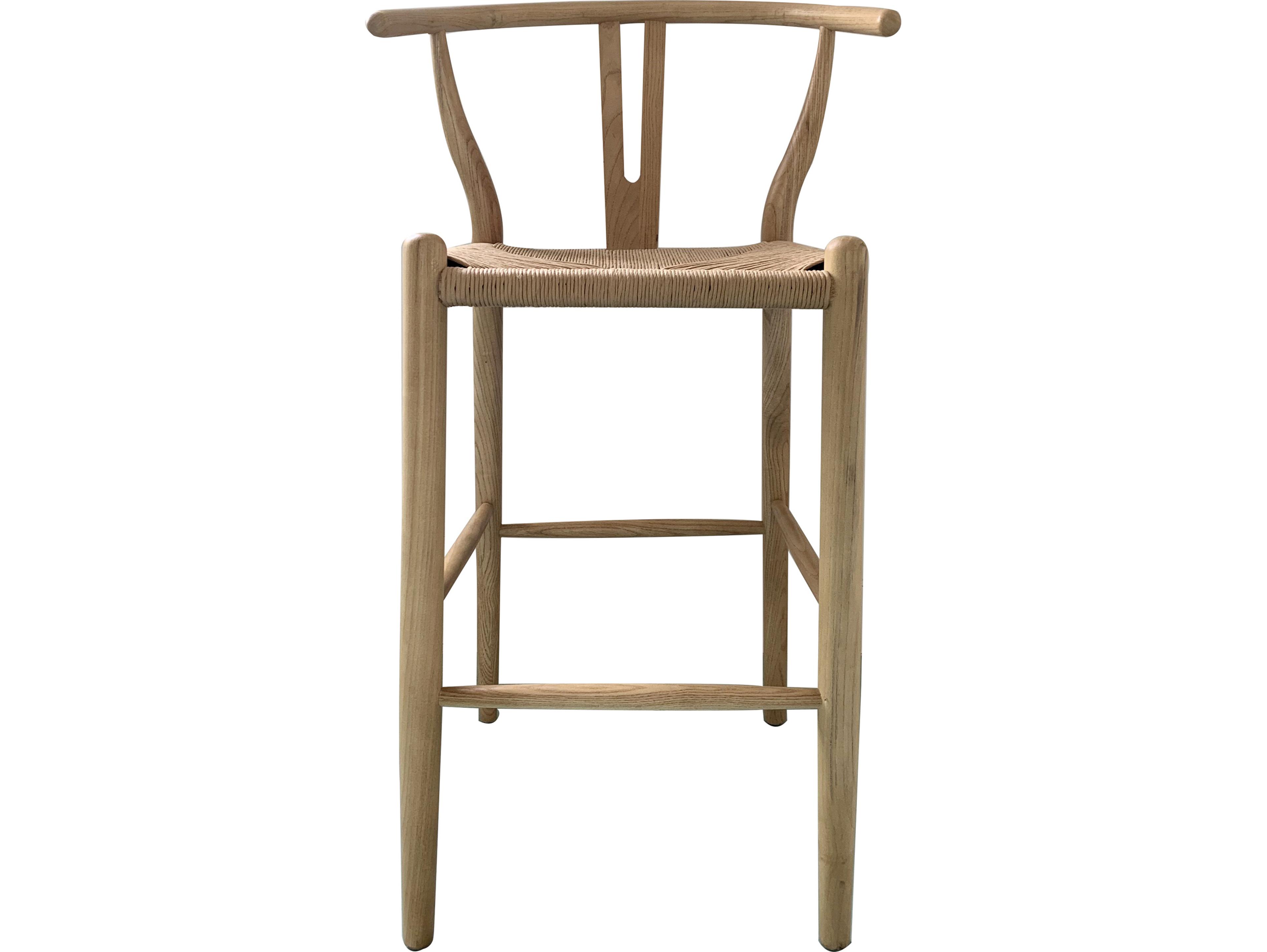 Moe's Home Elm Wood Natural Counter Stool