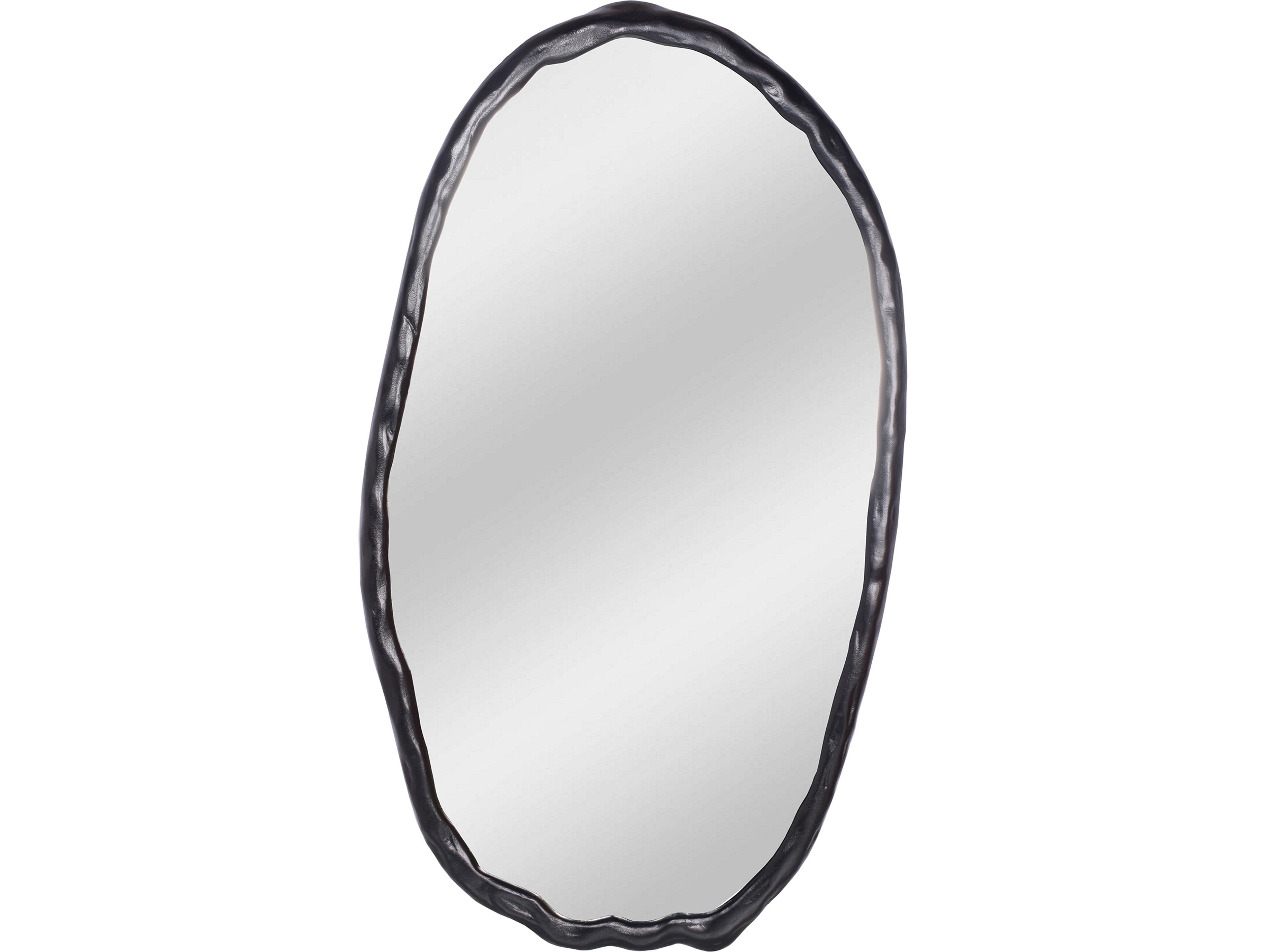 Moe's Home Foundry Black Oval Wall Mirror