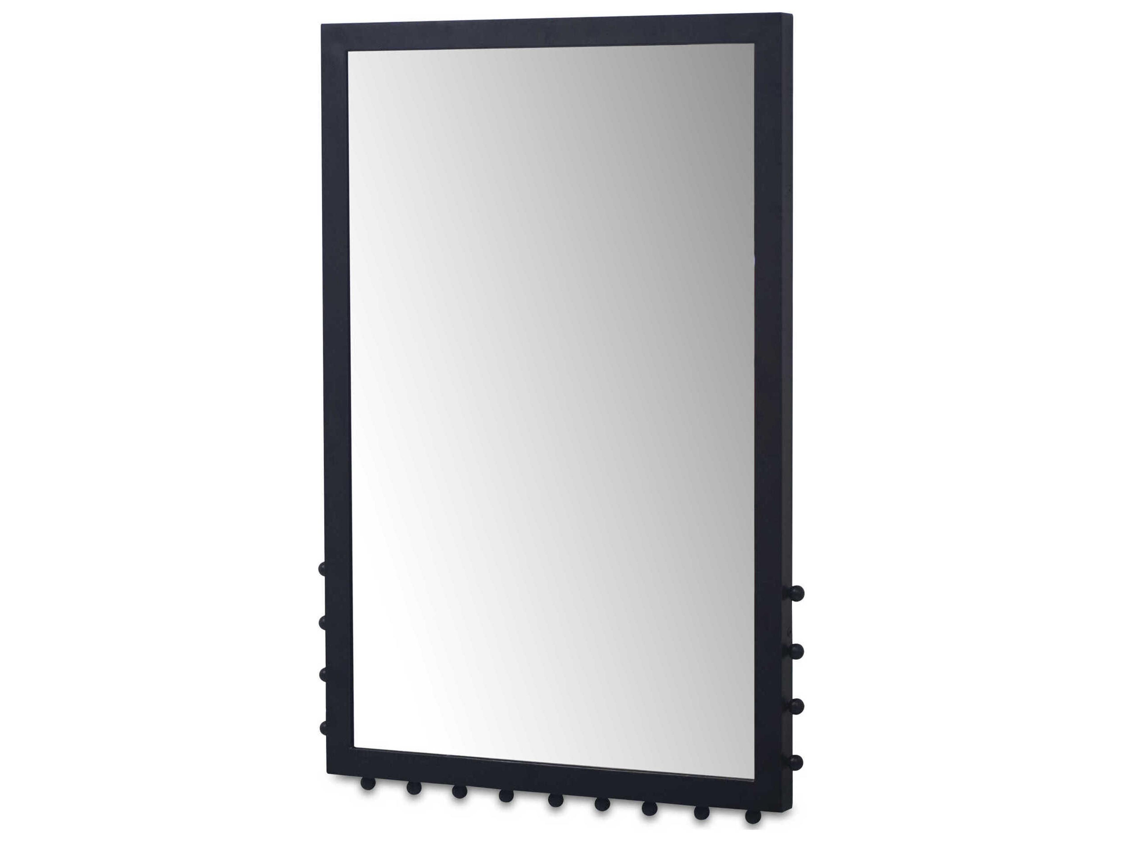 Moe's Home Figaro Black Rectangular Wall Mirror