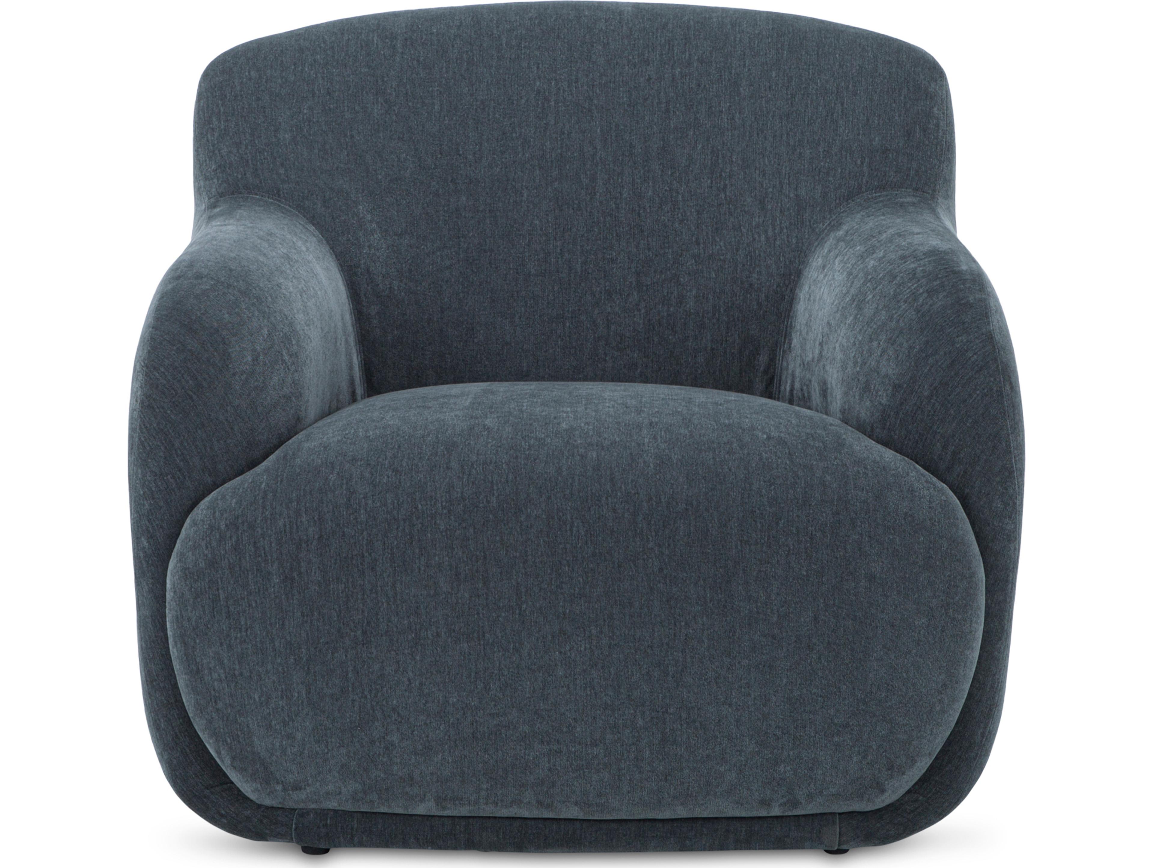 Moe's Home Stevie Lounge Chair Slate Blue