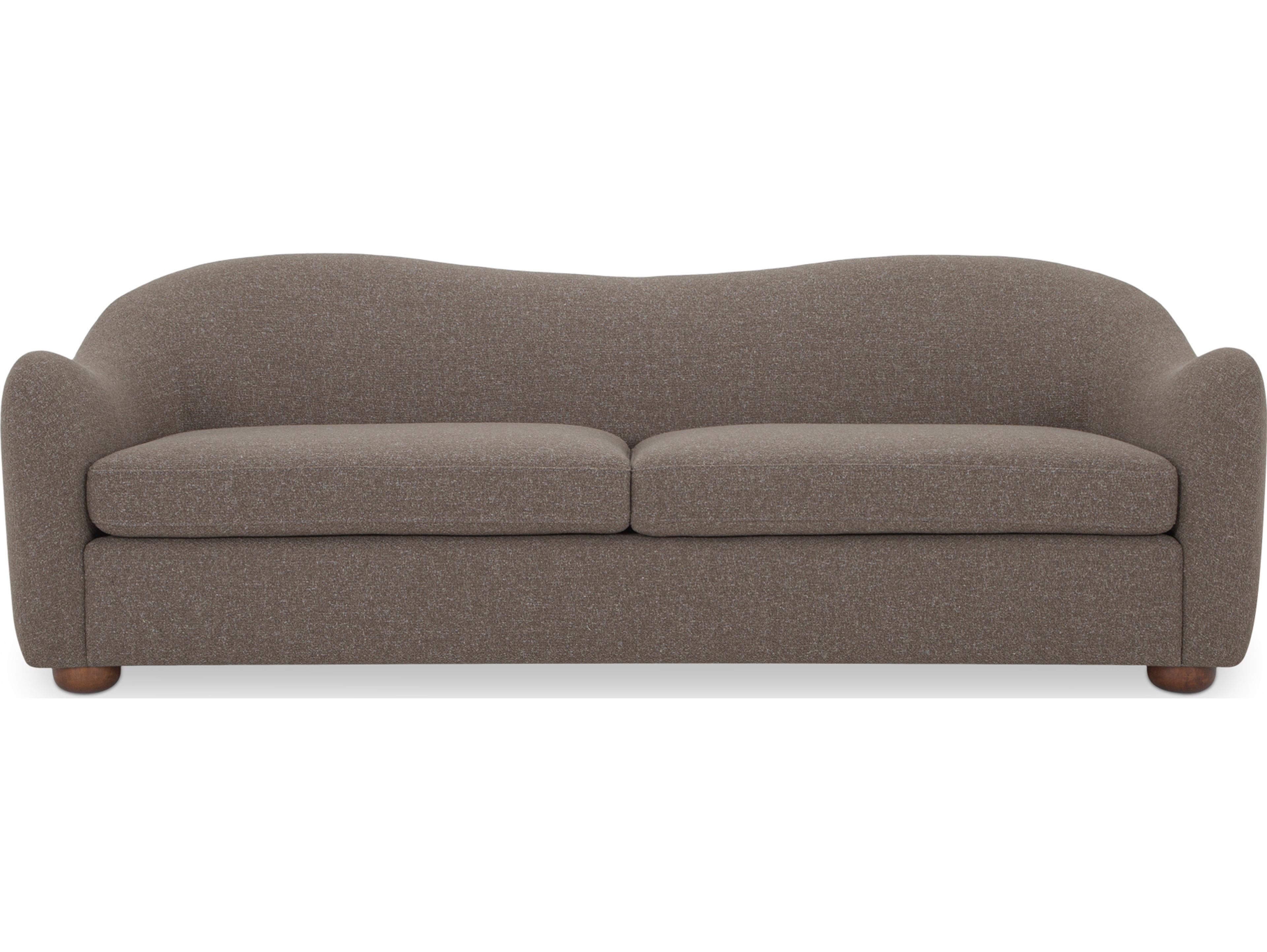 Moe's Home Bria Brown Upholstered Sofa