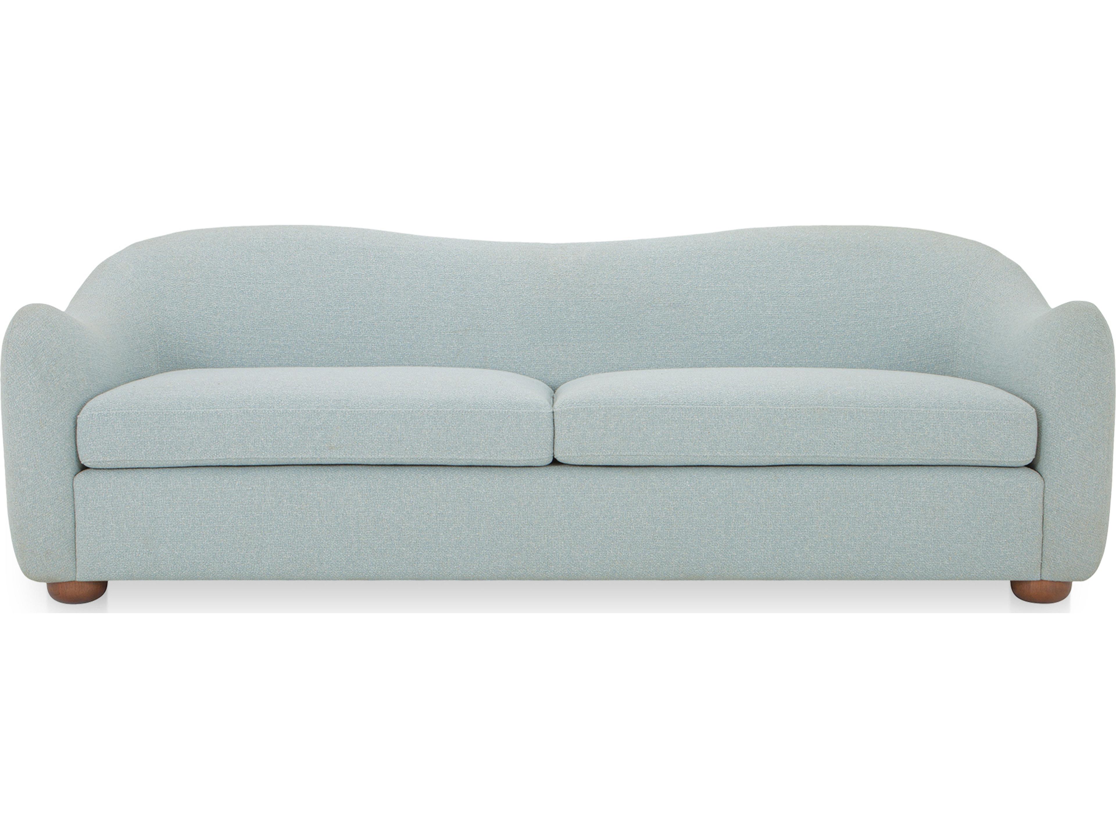 Moe's Home Bria Blue Upholstered Sofa