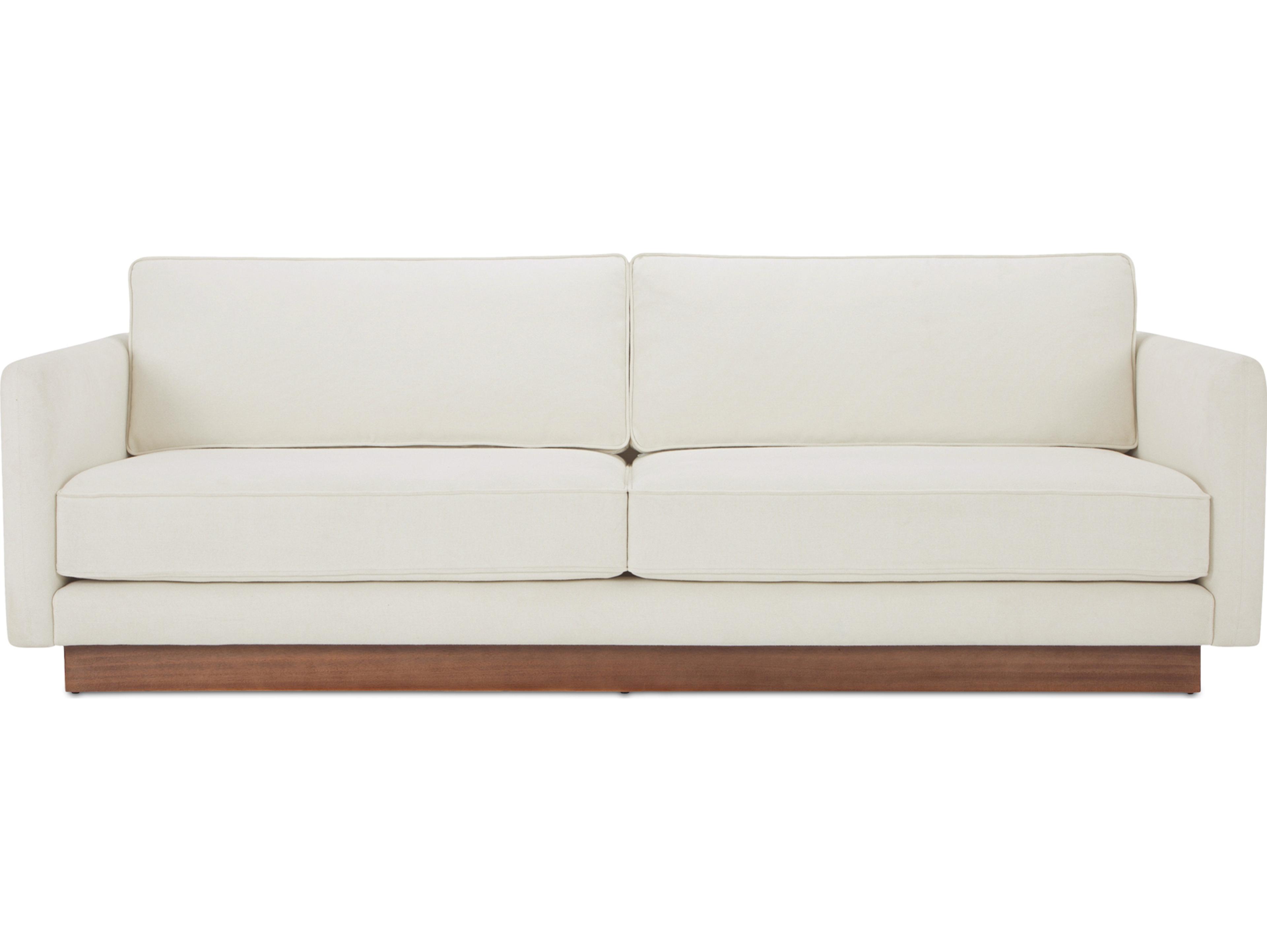Moe's Home Vernon White Upholstered Sofa