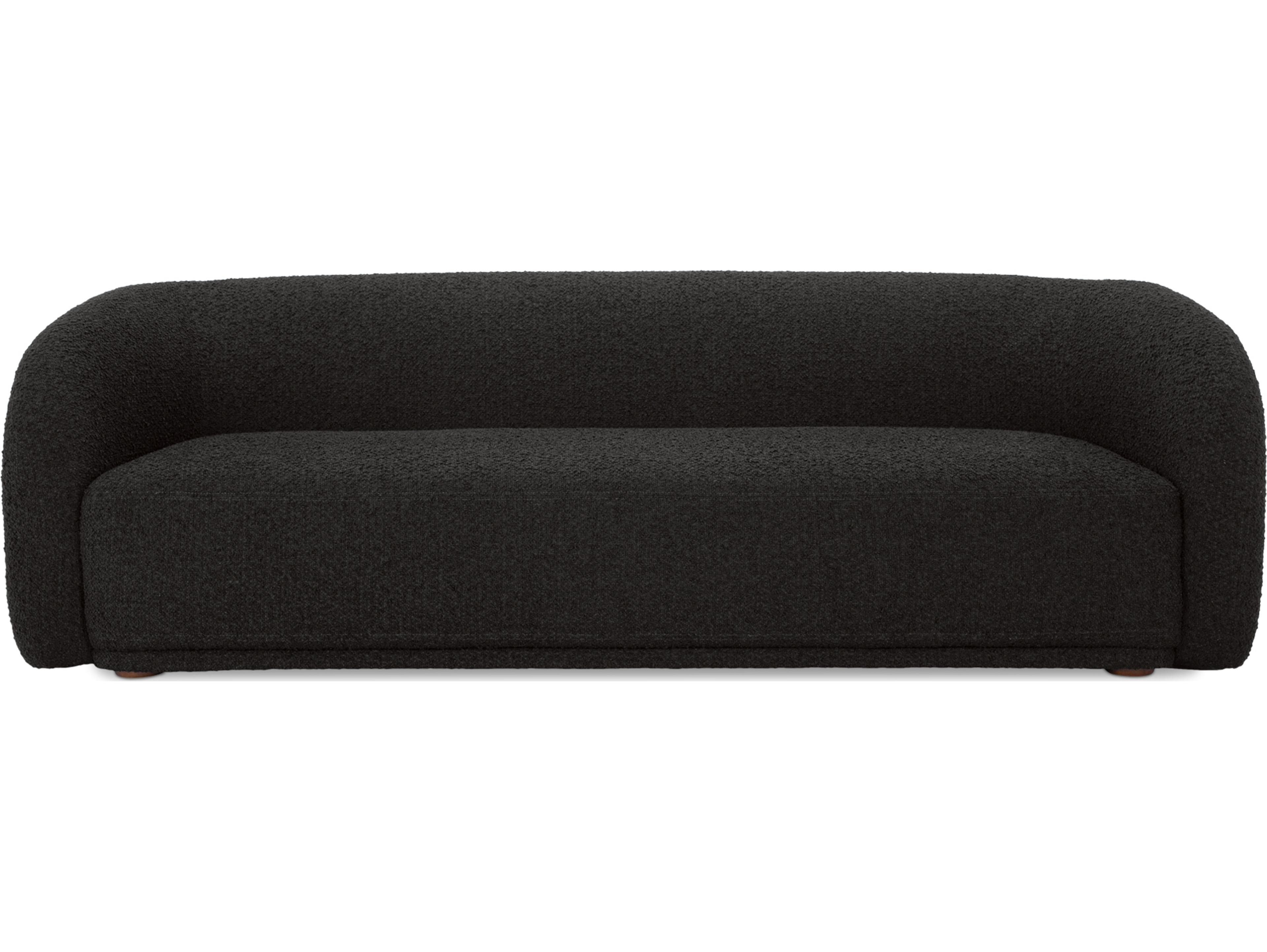 Moe's Home Faye Black Upholstered Sofa