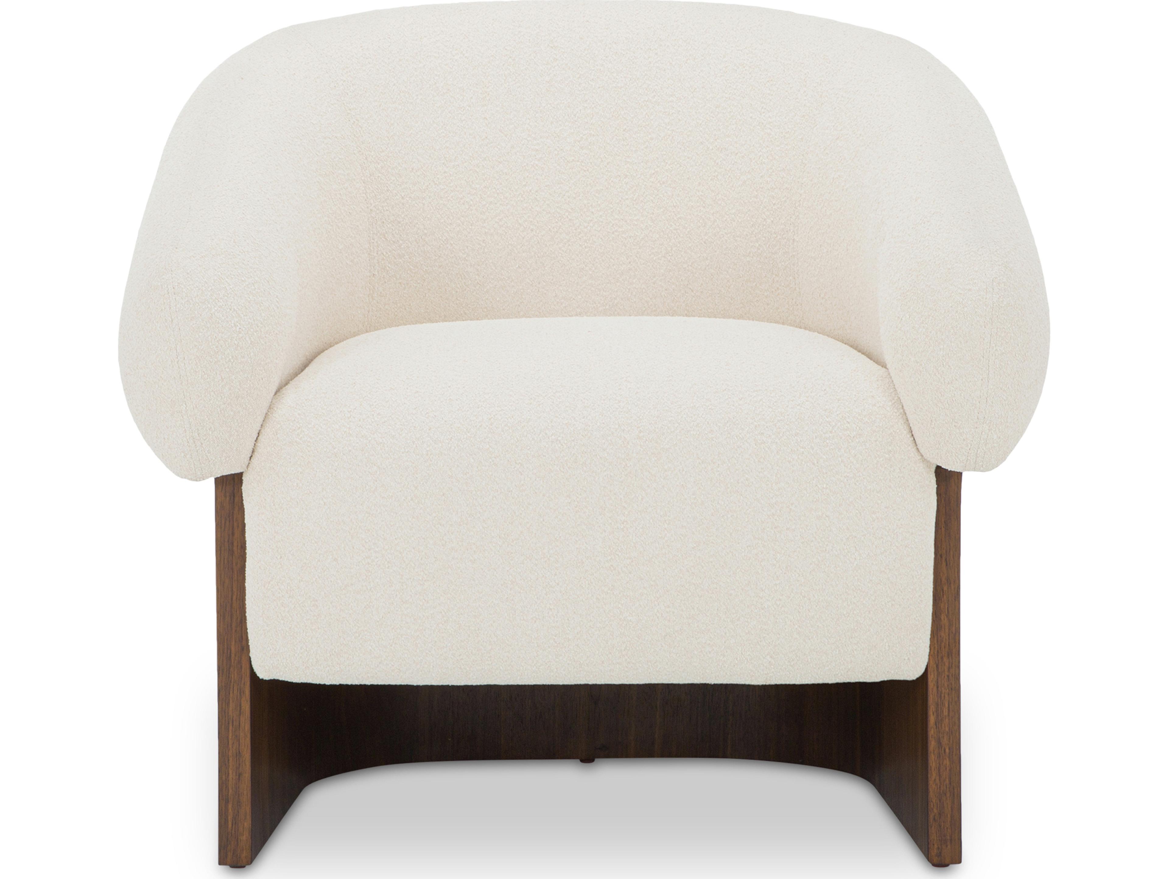 Moe's Home Otto White Accent Chair