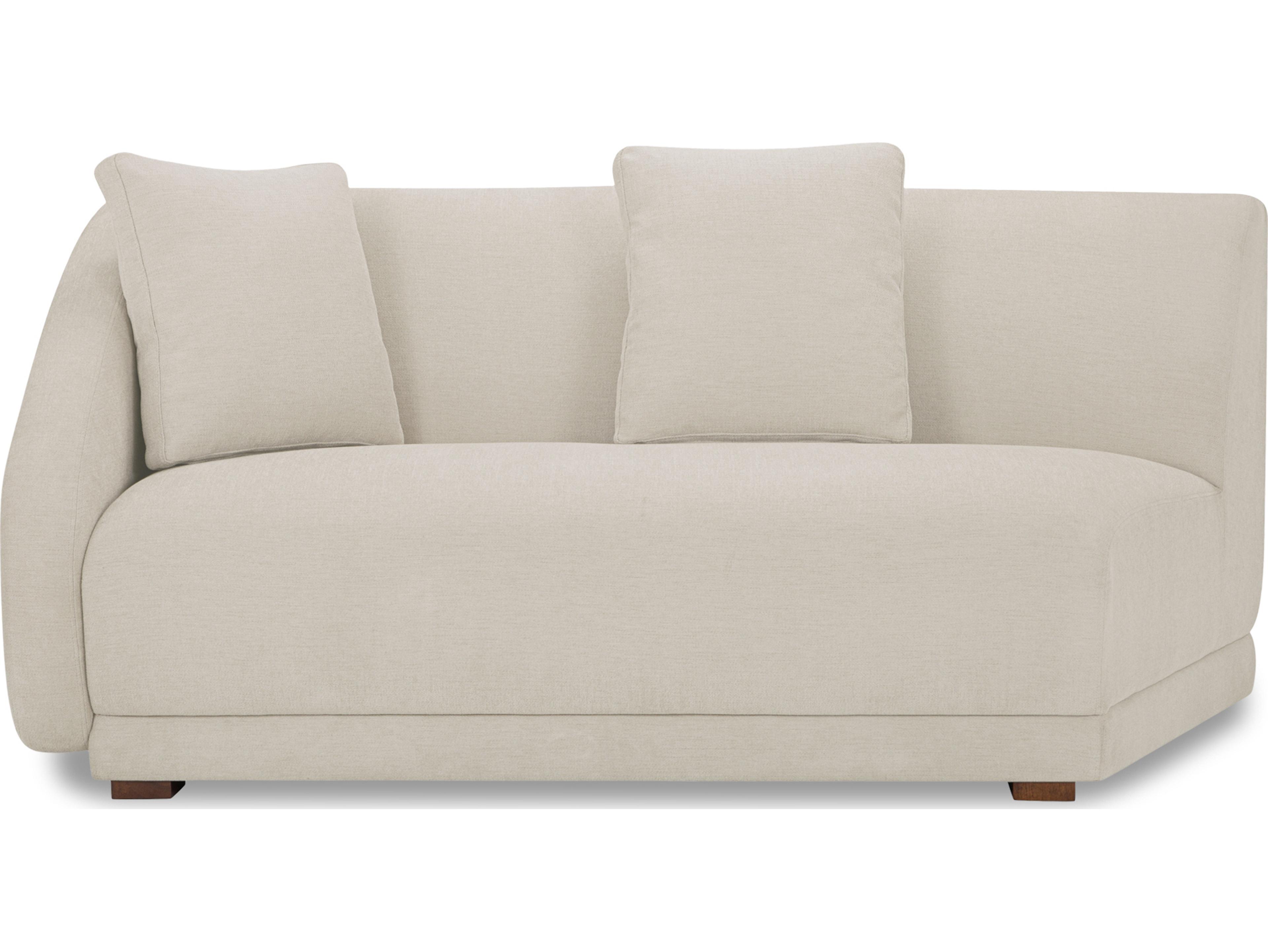 Moe's Home Fraser Beige Left Arm Facing Upholstered Sofa
