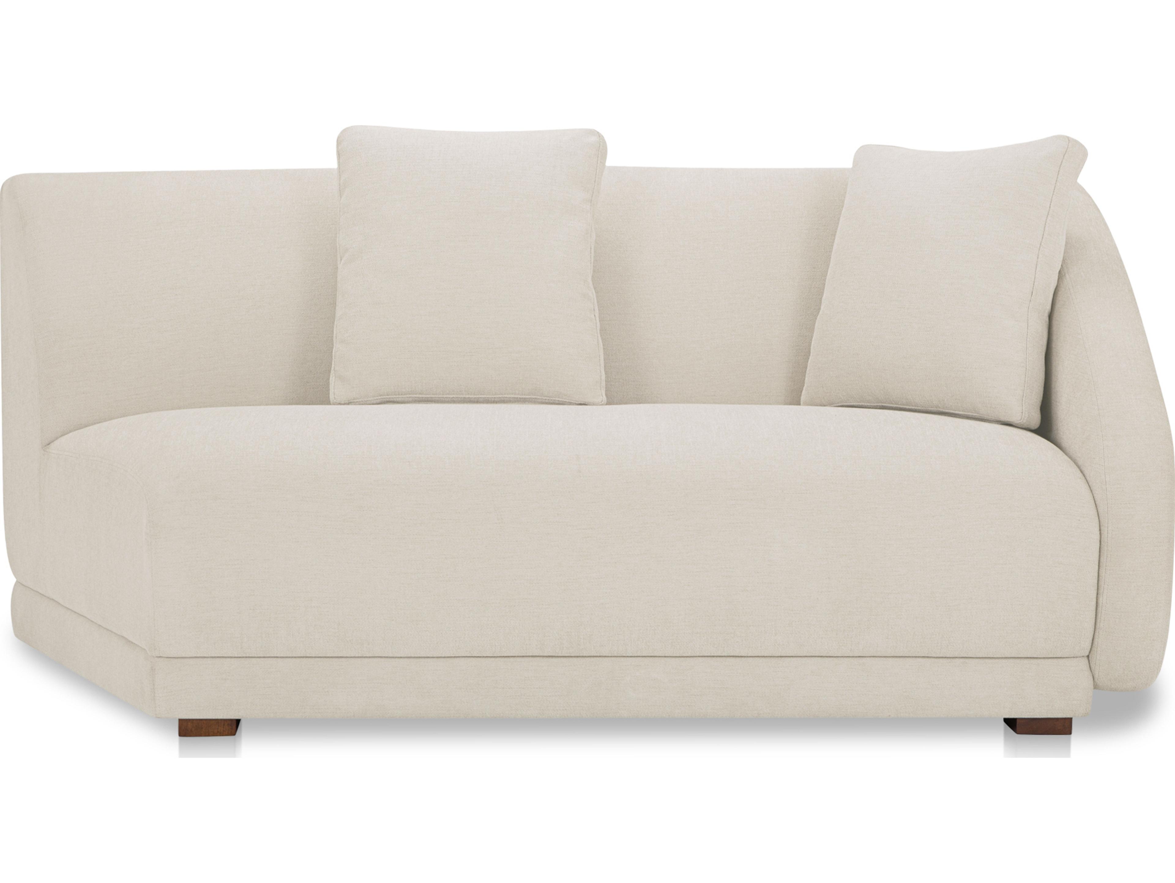 Moe's Home Fraser Beige Right Arm Facing Upholstered Sofa