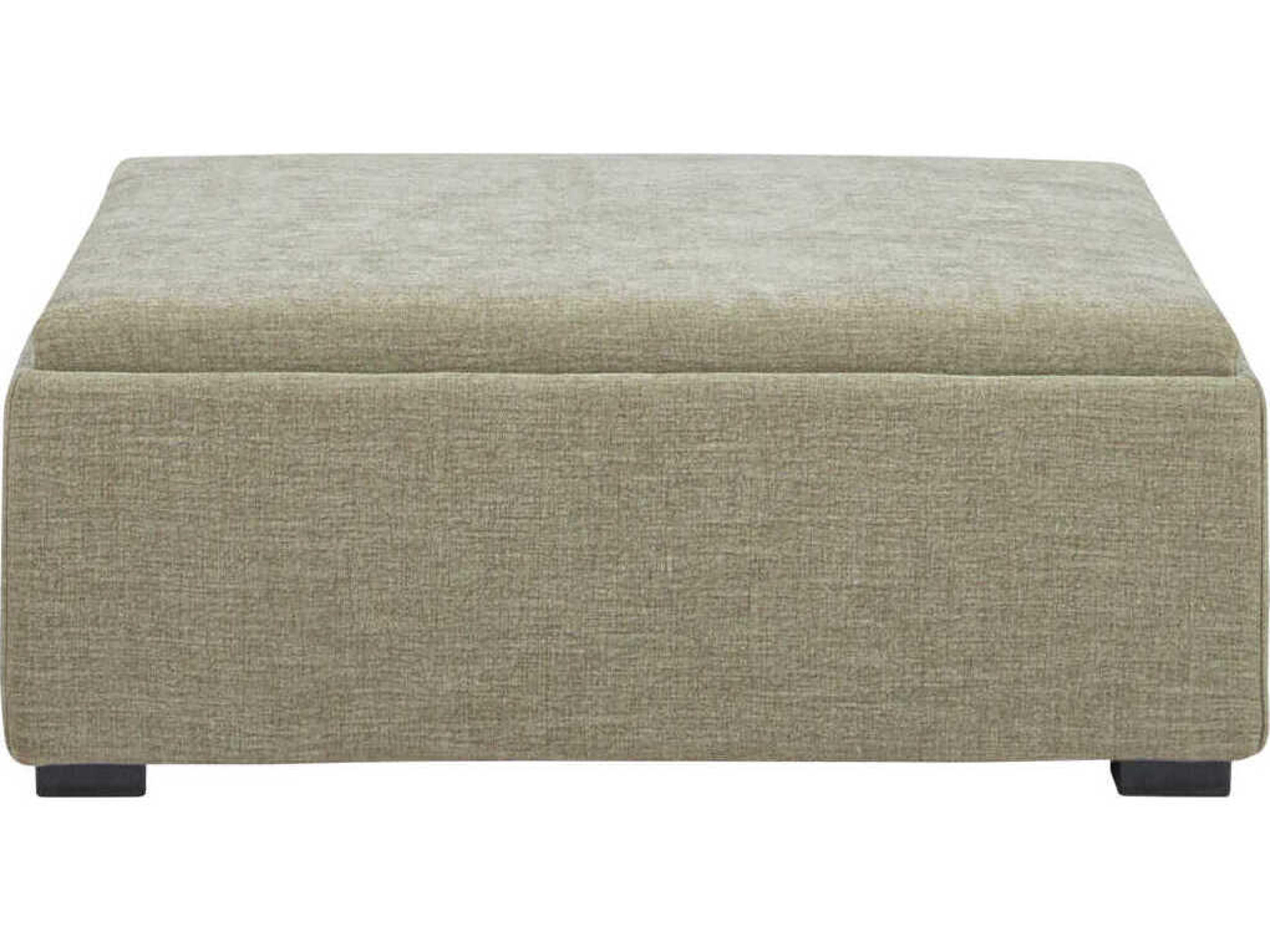 Moe's Home Montana Green Upholstered Ottoman