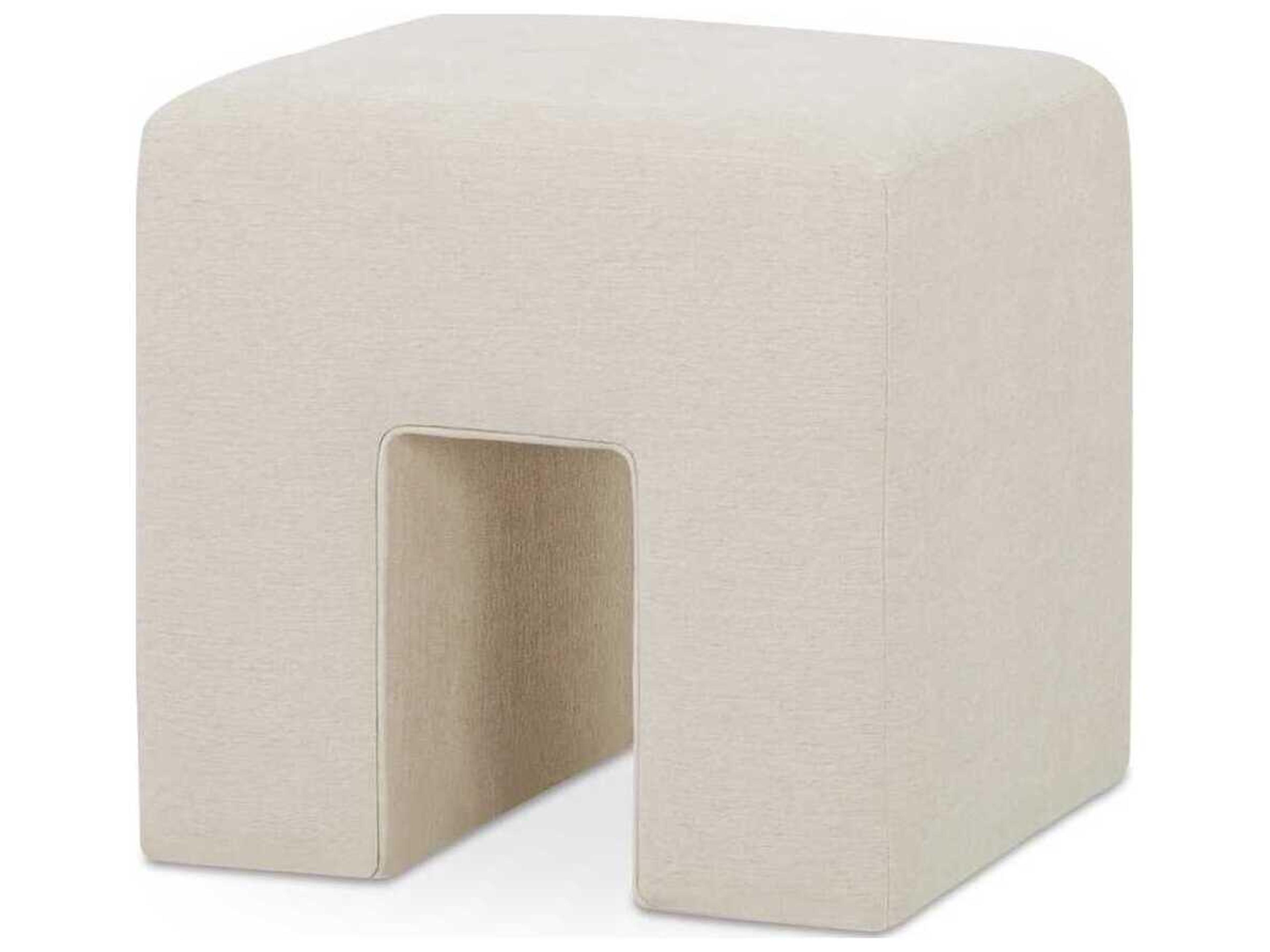 Moe's Home Aidy Oat Upholstered Accent Stool